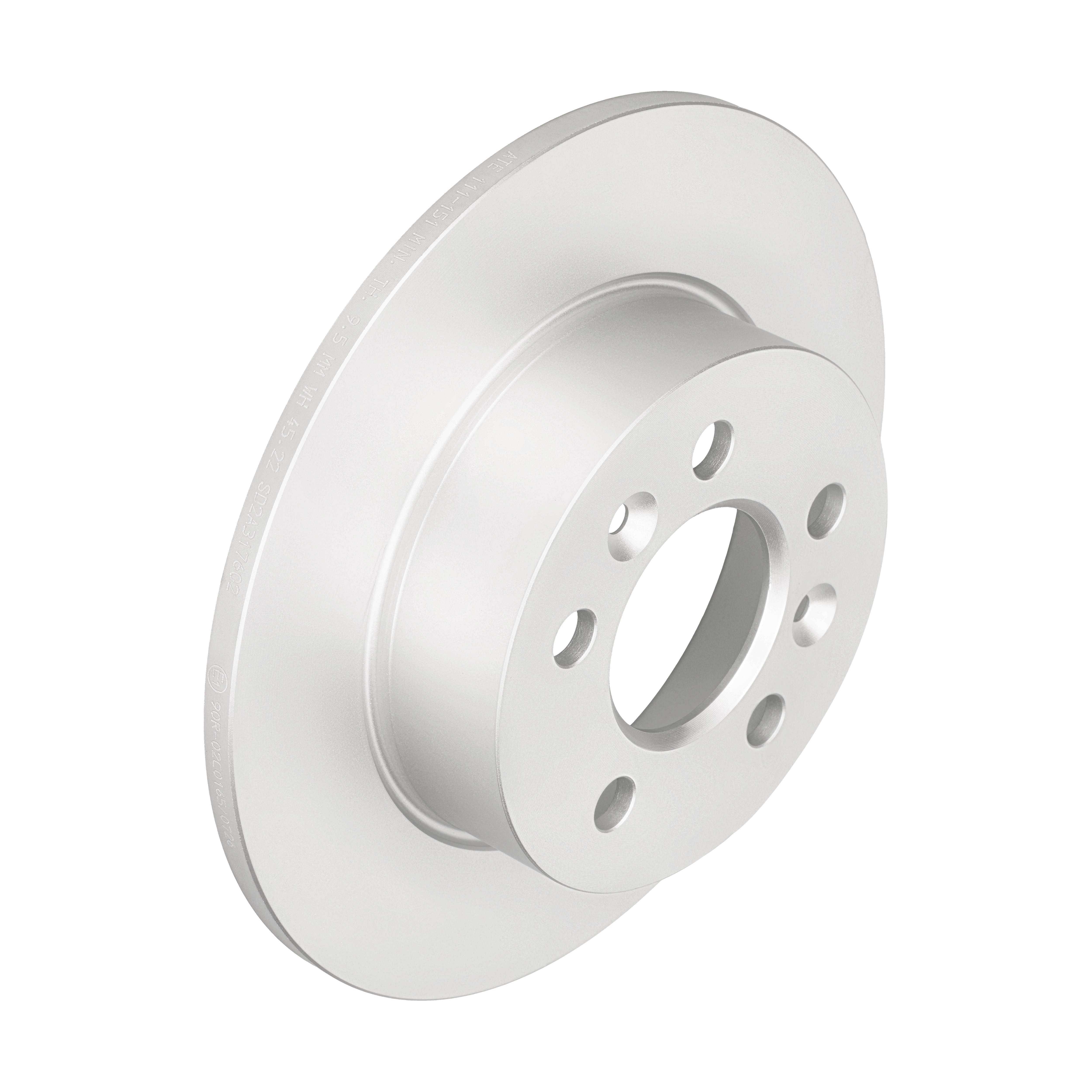 ATE Bremseskive 24011101511 fuld 265mm 10mm for RENAULT