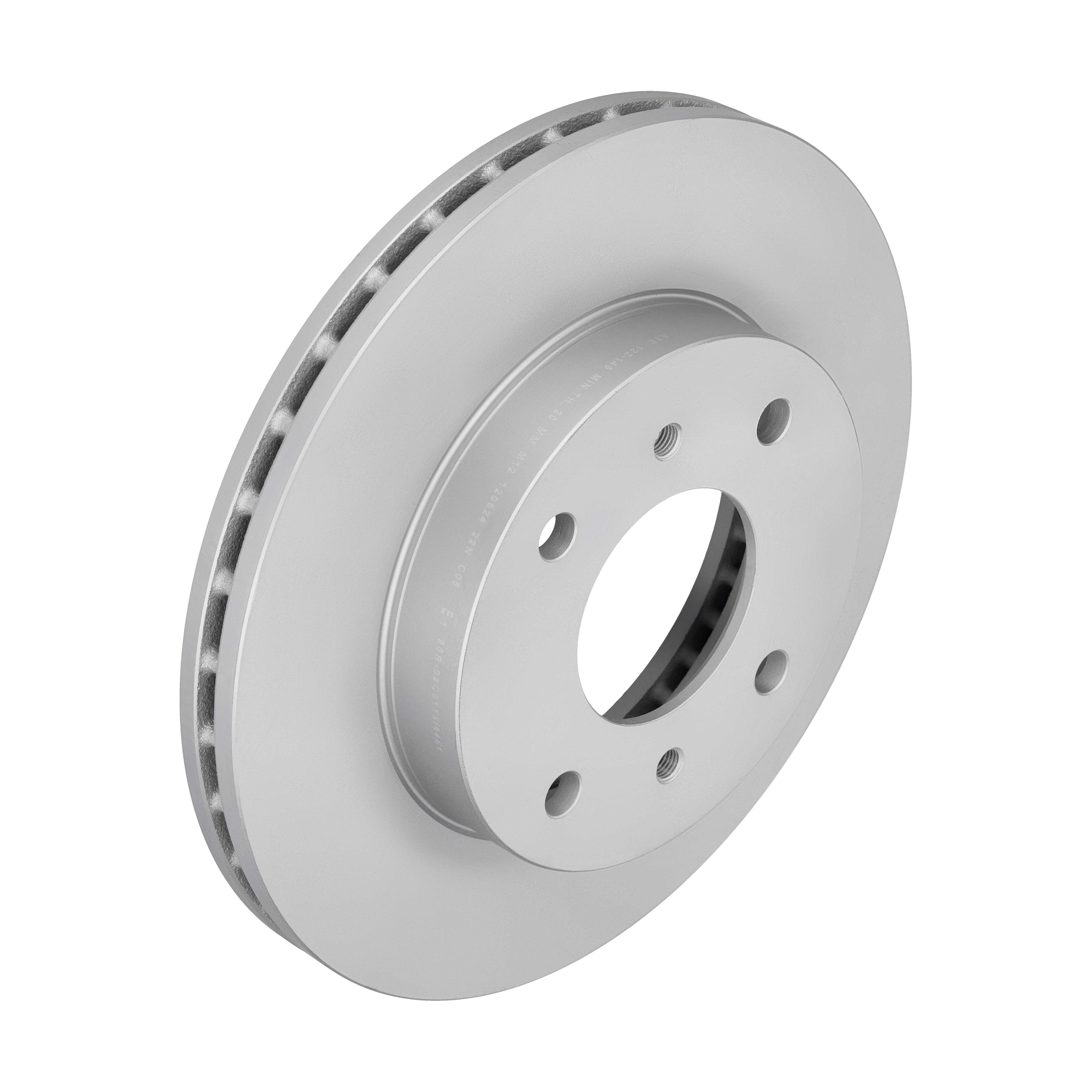 ATE Bremseskive 24012201461 ventileret 257mm 22mm for NISSAN