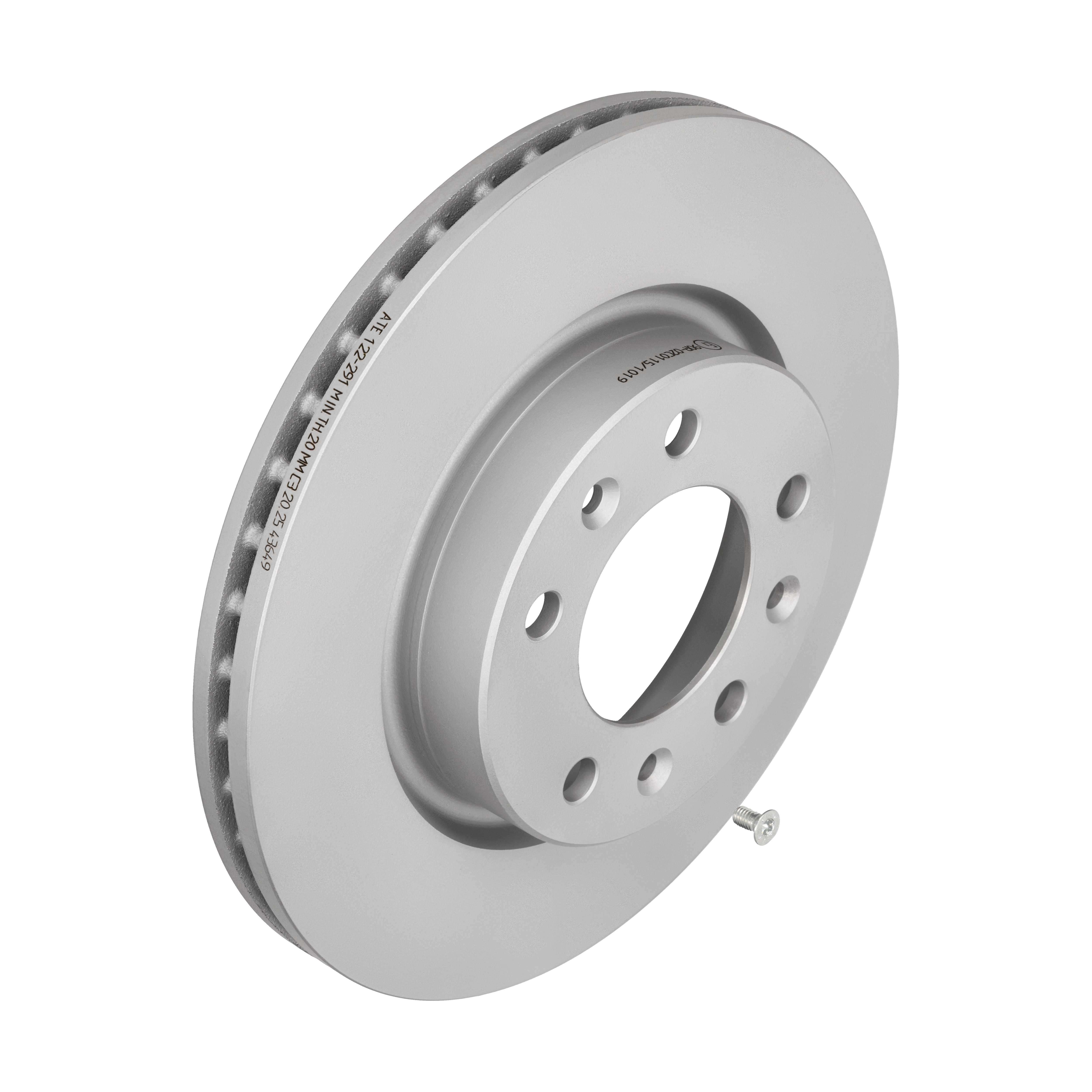 ATE Bremseskive 24012202911 ventileret 266mm 22mm for PEUGEOT