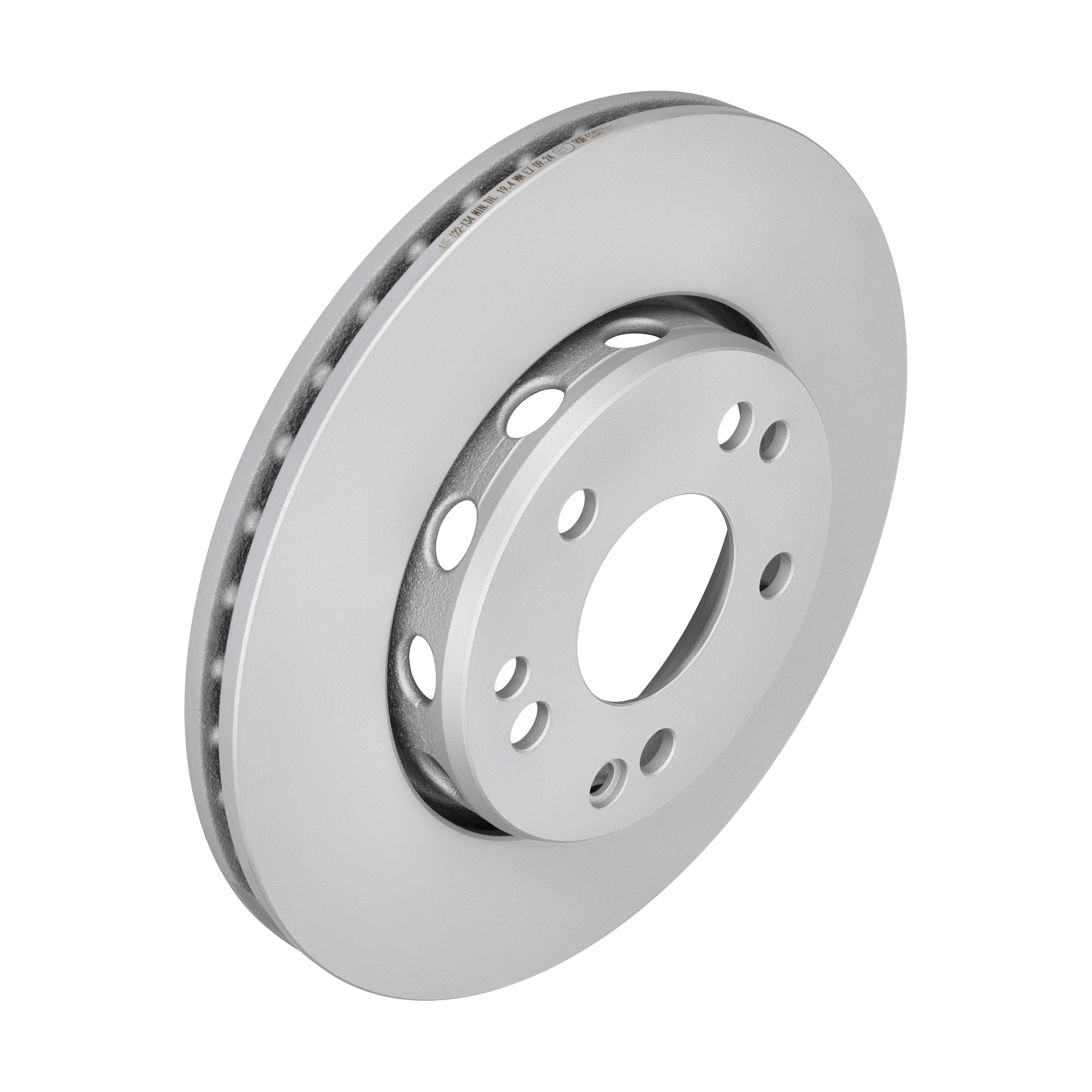 ATE Bremseskive 24012201341 ventileret 284mm 22mm for MERCEDES-BENZ