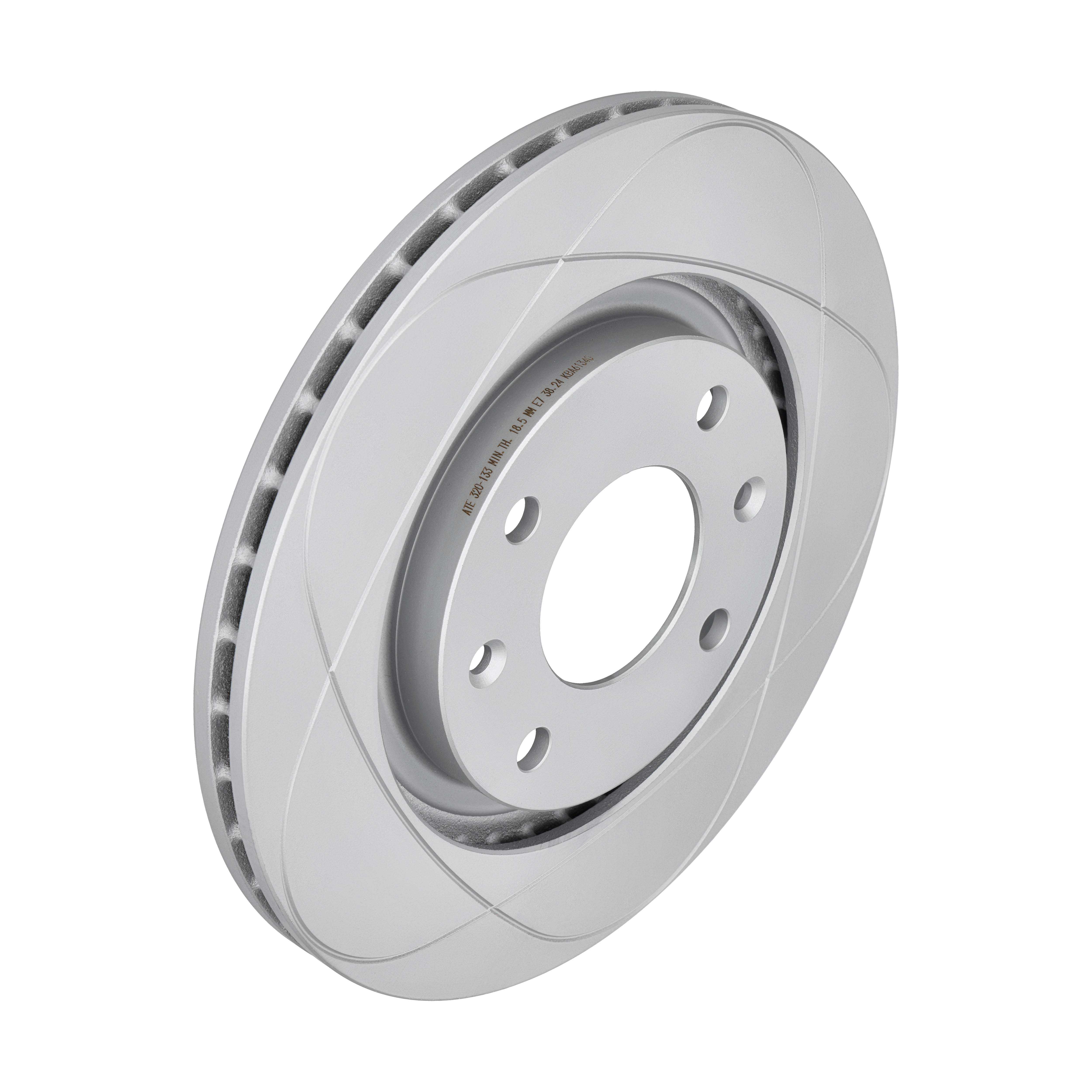 ATE Bremseskive 24032001331 ventileret 266mm 20mm for PEUGEOT CITROËN