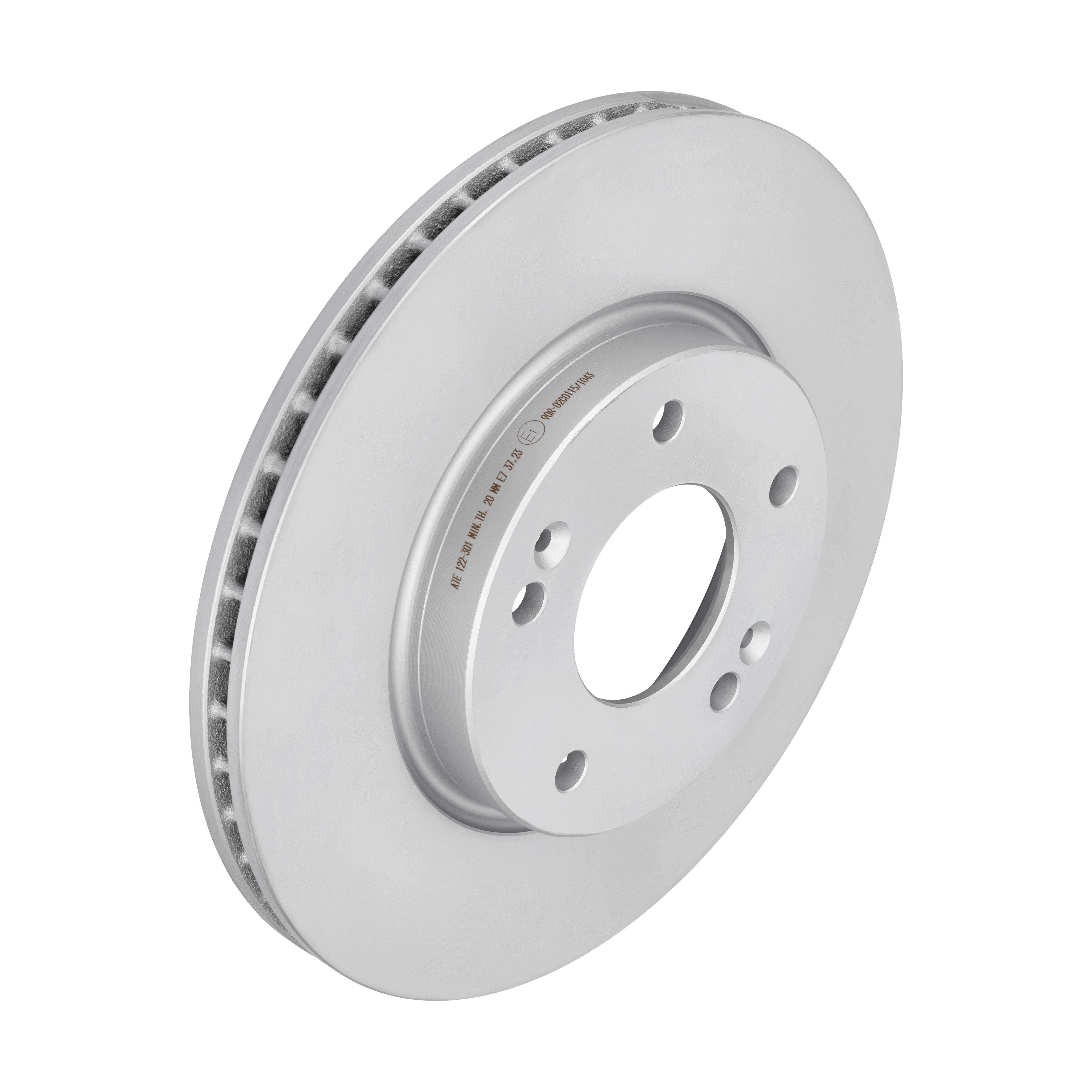 ATE Bremseskive 24012203011 ventileret 280mm 22mm for KIA