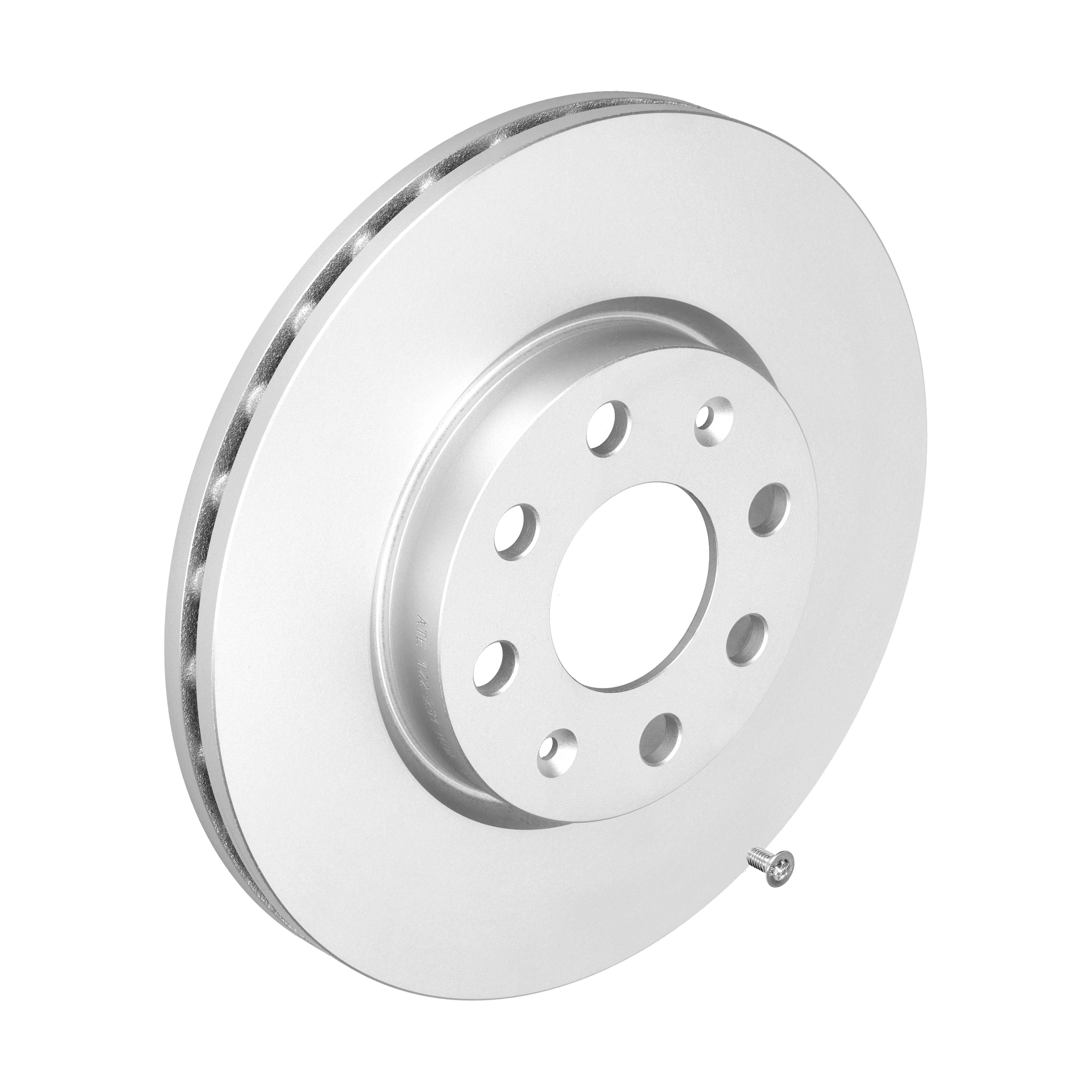 ATE Bremseskive 24012202311 ventileret 257mm 22mm for VAUXHALL FIAT