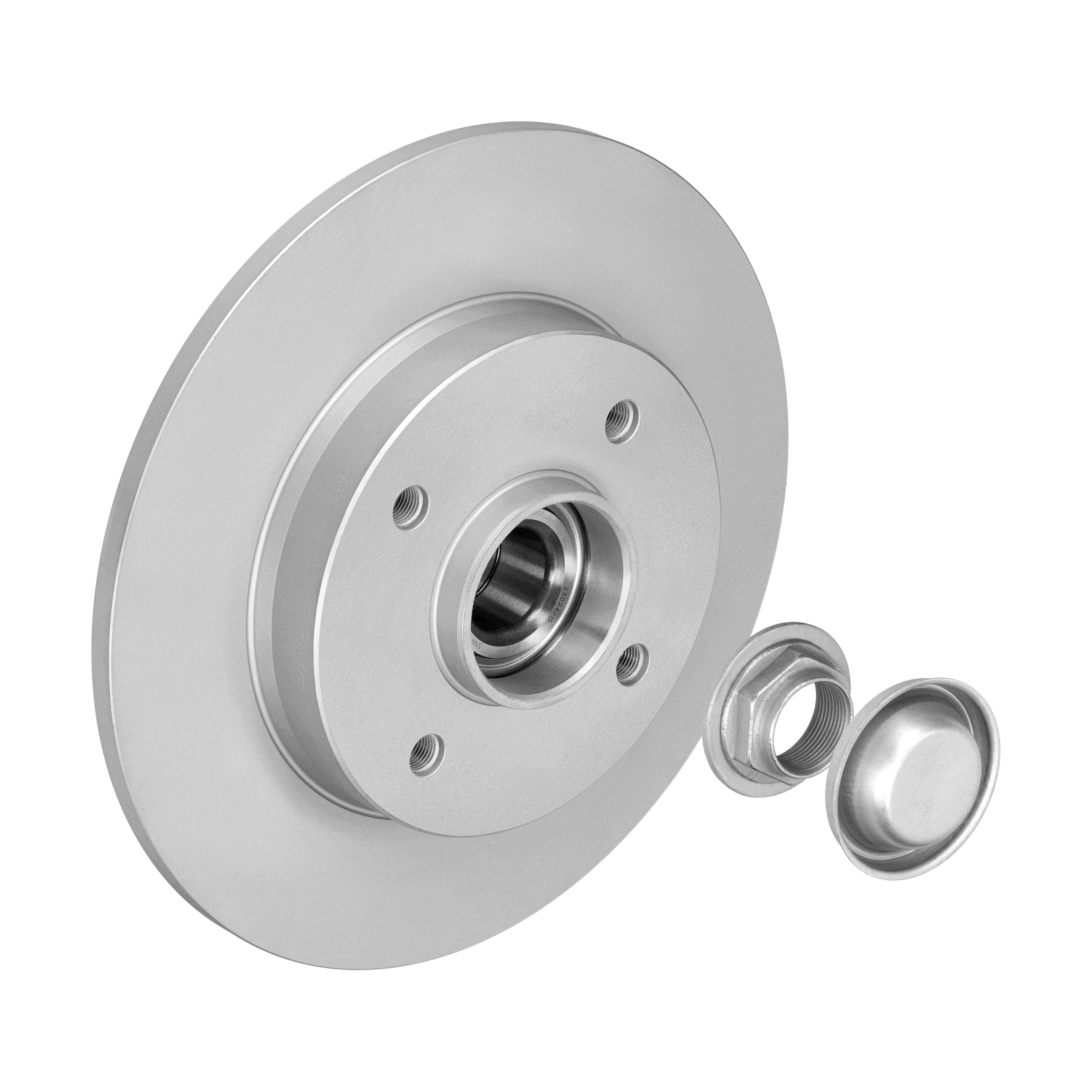 ATE Bremseskive 24010901002 fuld 249mm 9mm for PEUGEOT VAUXHALL