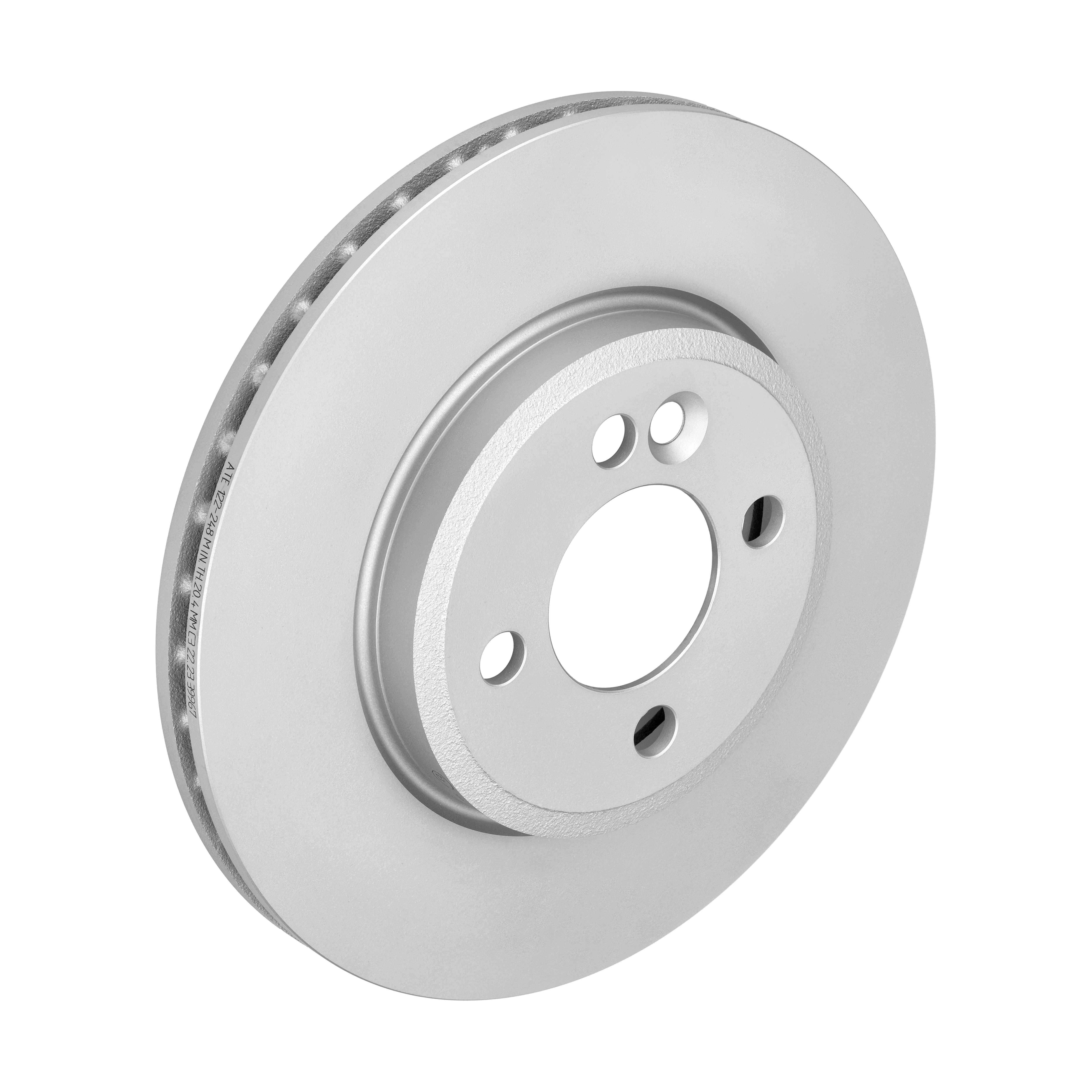 ATE Bremseskive 24012202481 ventileret 280mm 22mm for MINI