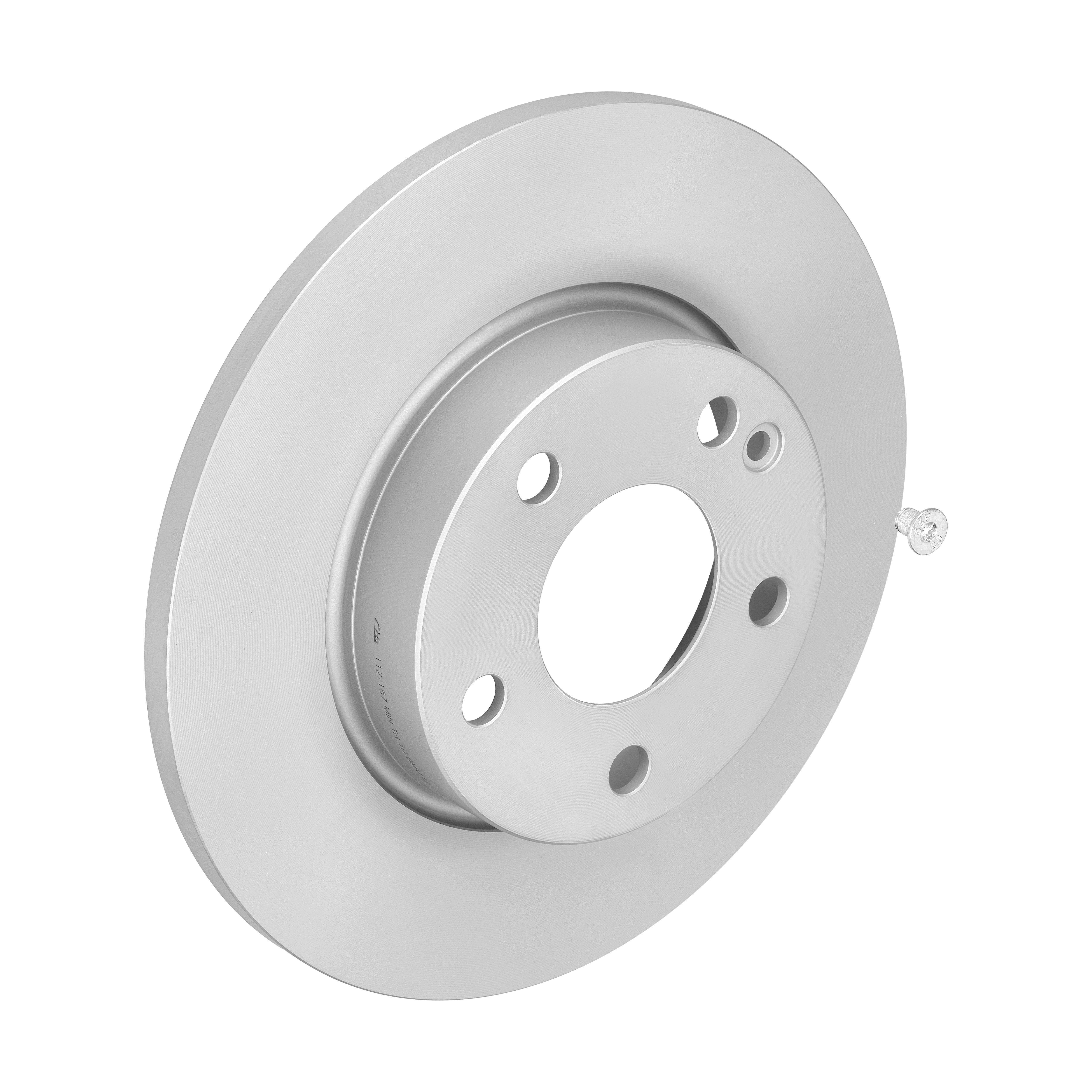ATE Bremseskive 24011201671 fuld 276mm 12mm for MERCEDES-BENZ