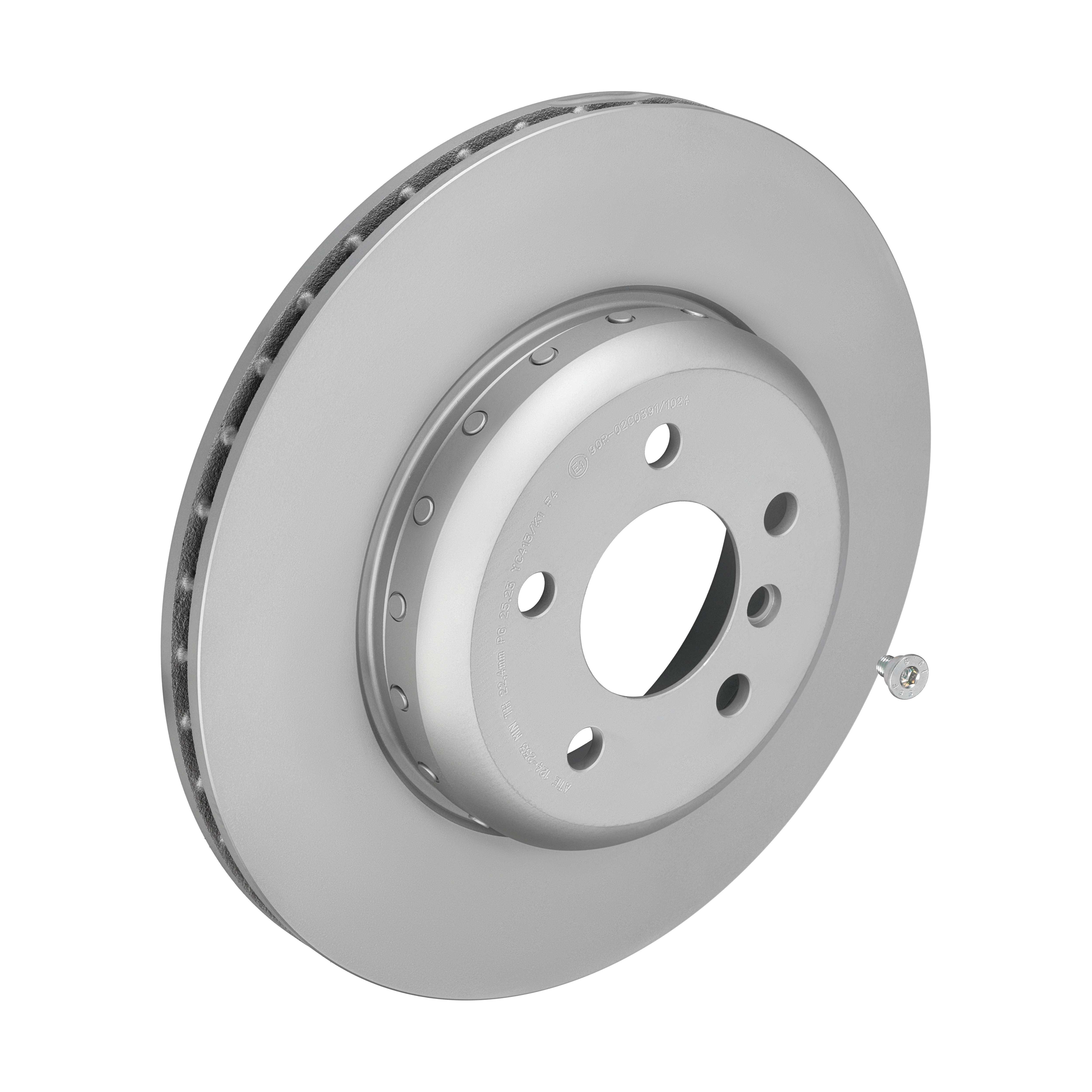 ATE Bremseskive 24012402332 ventileret 345mm 24mm for BMW