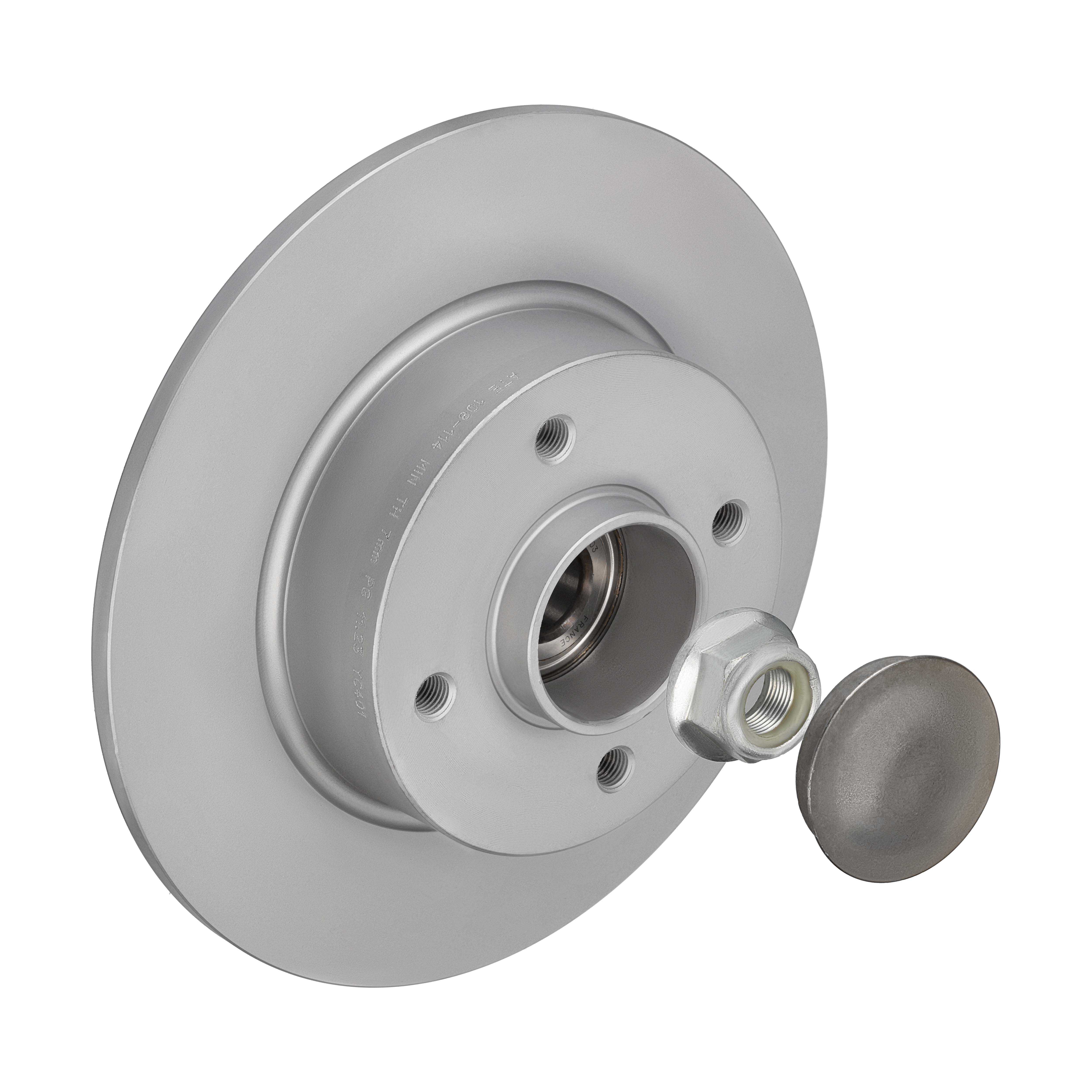 ATE Bremseskive 24010801142 fuld 240mm 8mm for RENAULT
