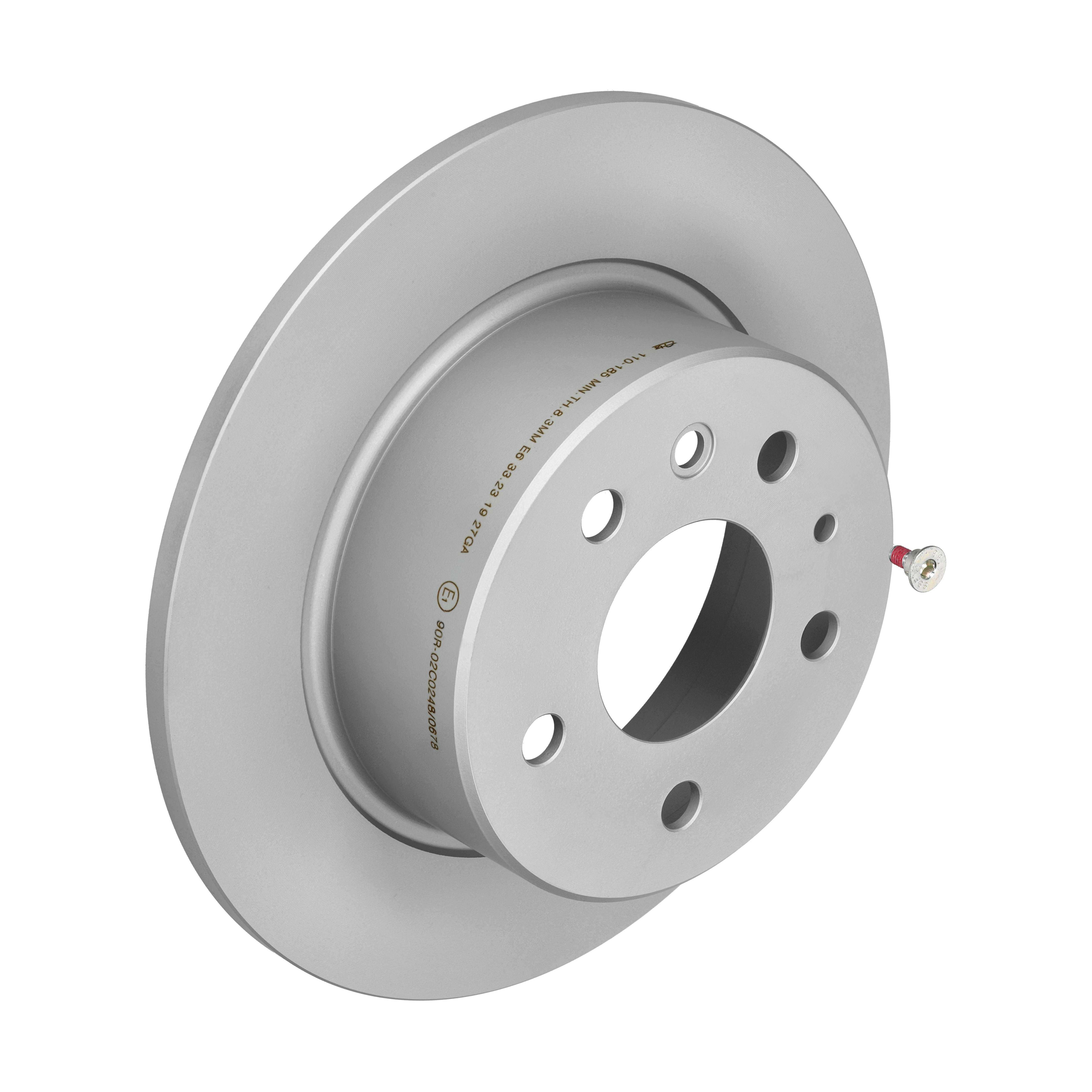 ATE Bremseskive 24011001851 fuld 279mm 10mm for MERCEDES-BENZ