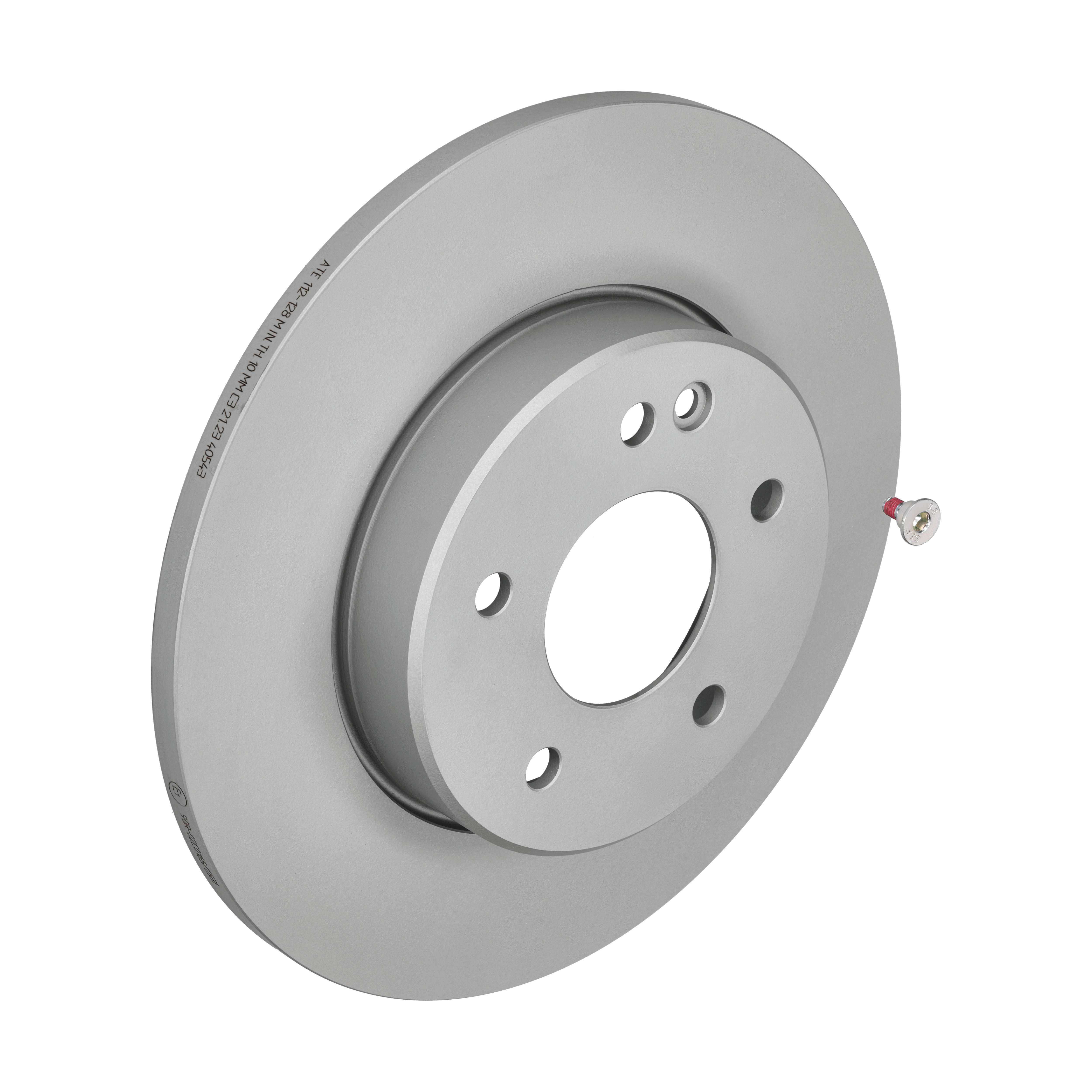 ATE Bremseskive 24011201281 fuld 284mm 12mm for MERCEDES-BENZ