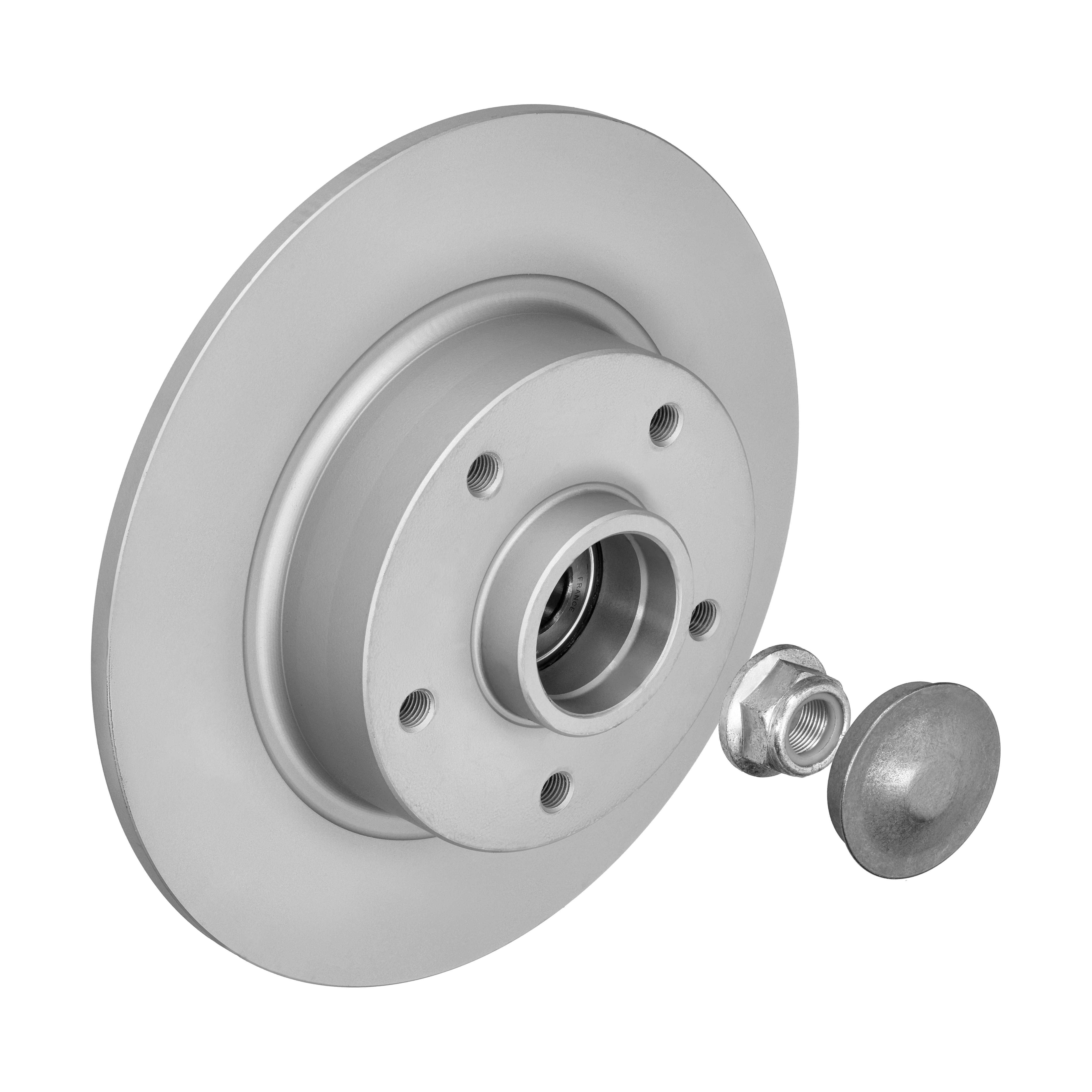 ATE Bremseskive 24010801162 fuld 260mm 8mm for RENAULT
