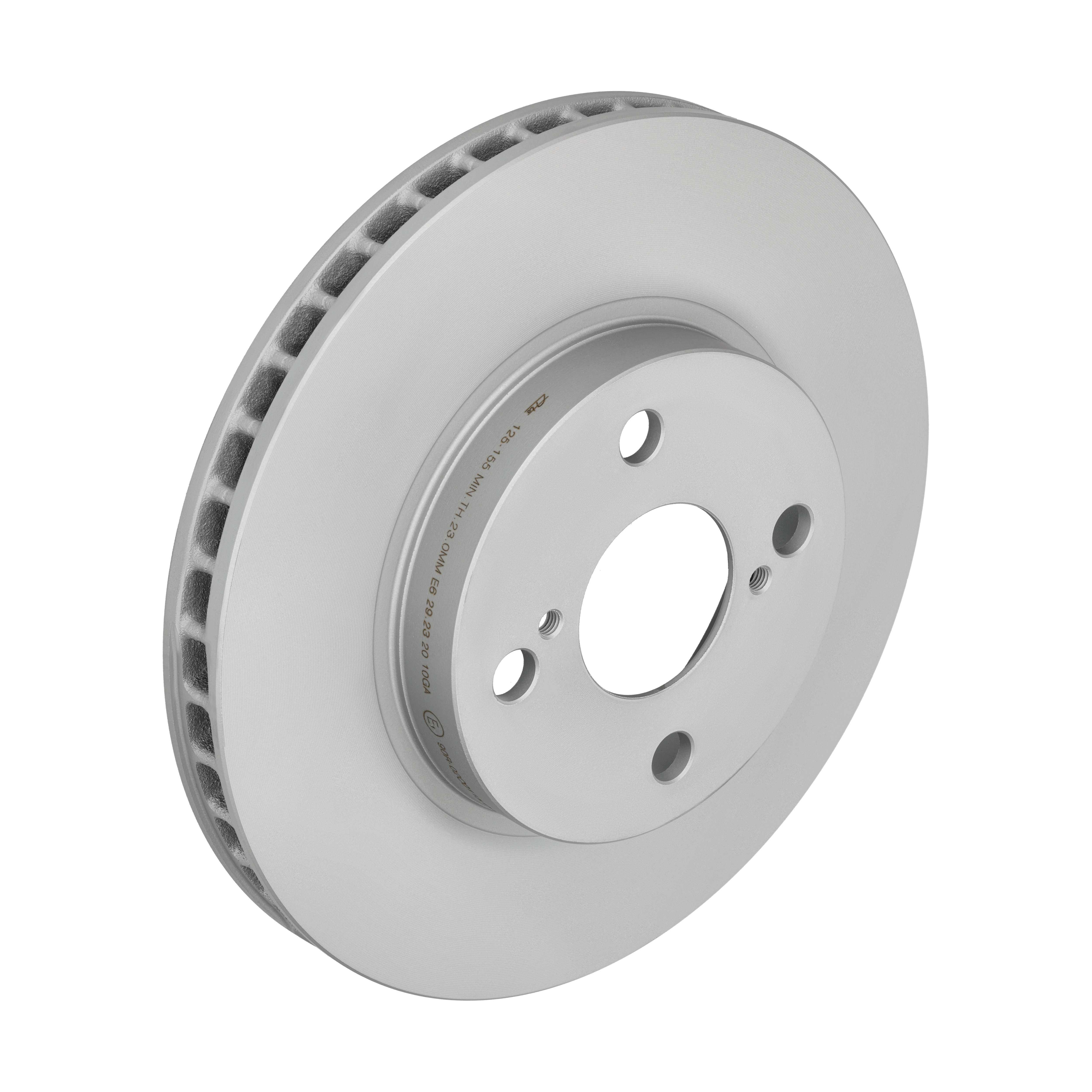 ATE Bremseskive 24012501551 ventileret 255mm 25mm for TOYOTA