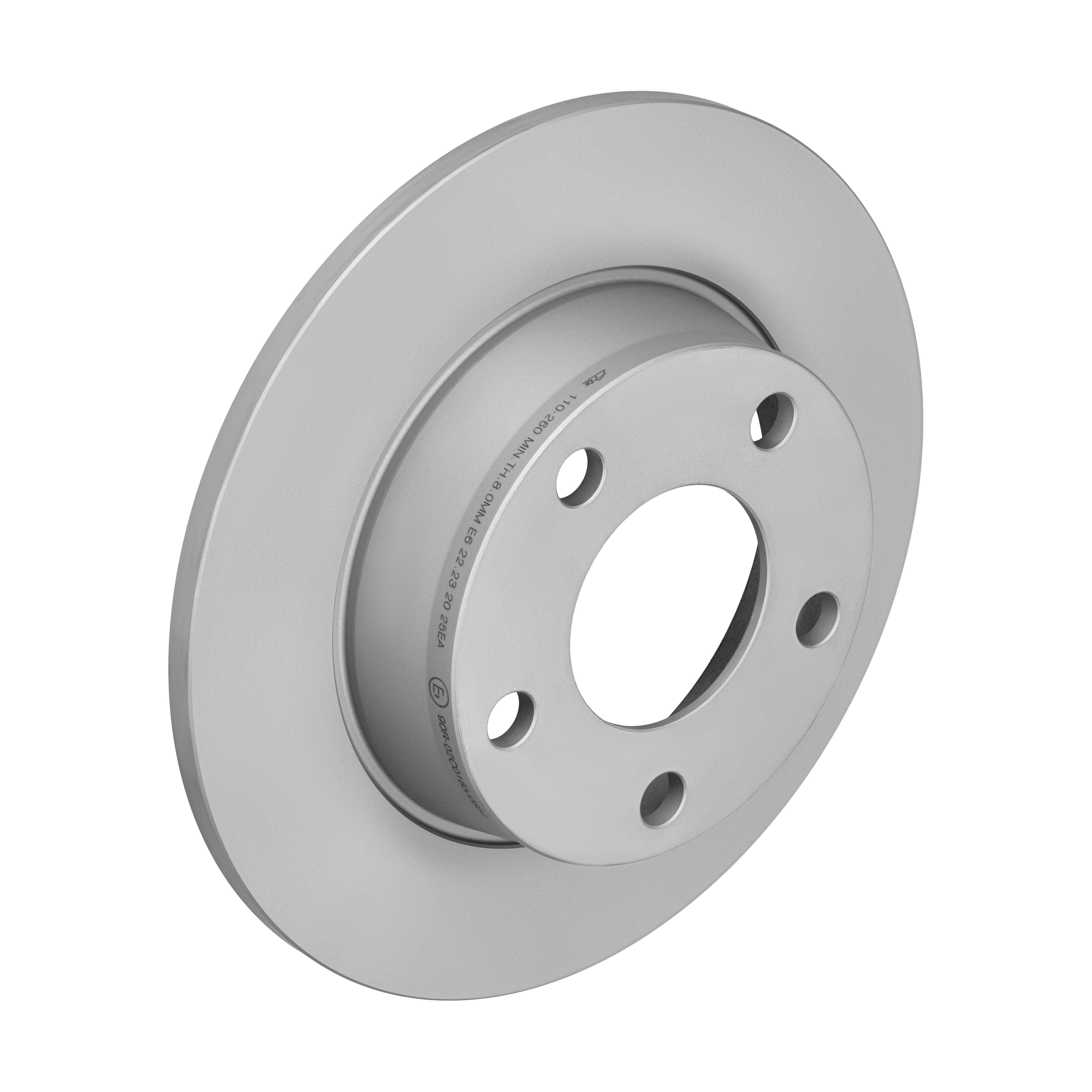 ATE Bremseskive 24011002601 fuld 255mm 10mm for VAG