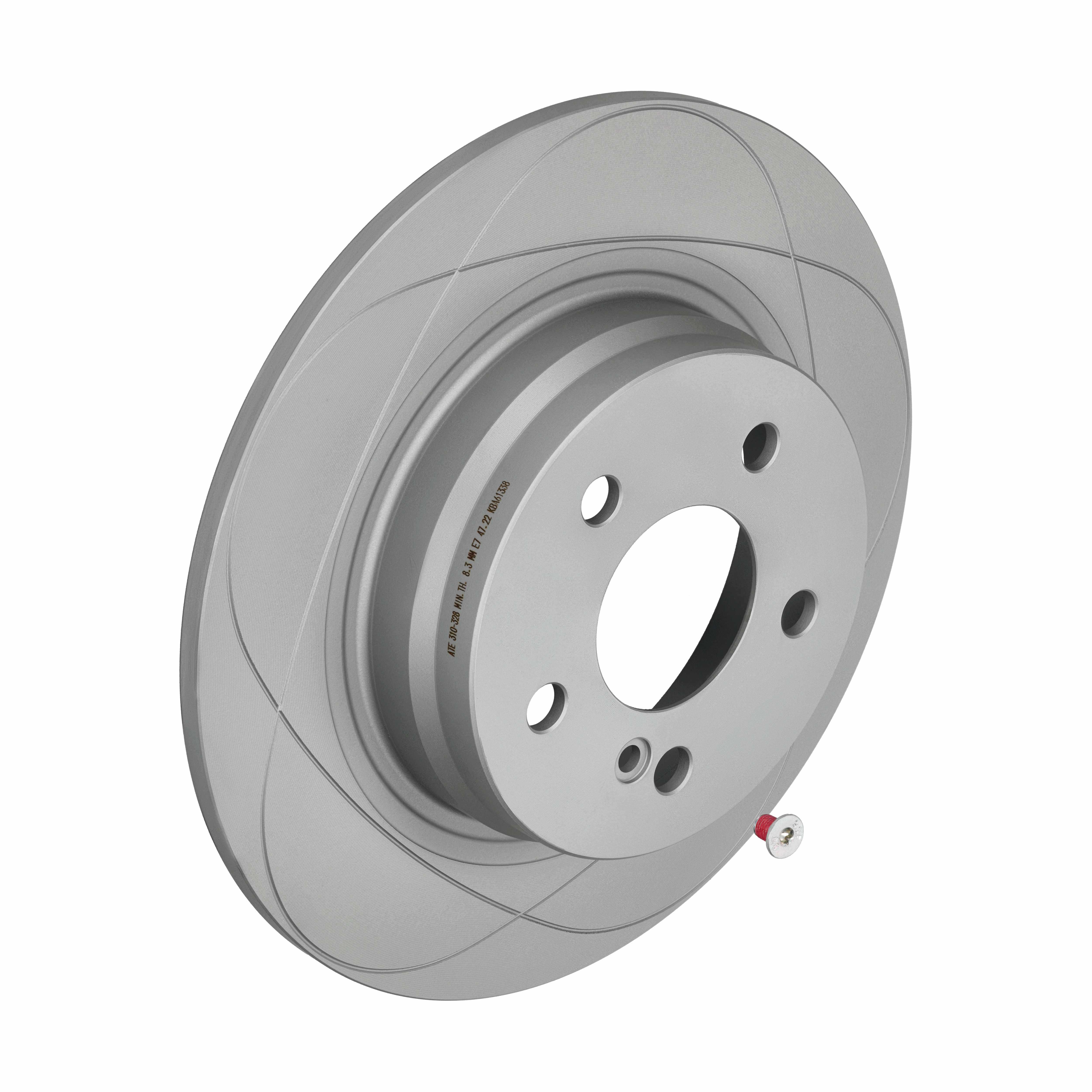 ATE Bremseskive 24031003281 fuld 300mm 10mm for MERCEDES-BENZ