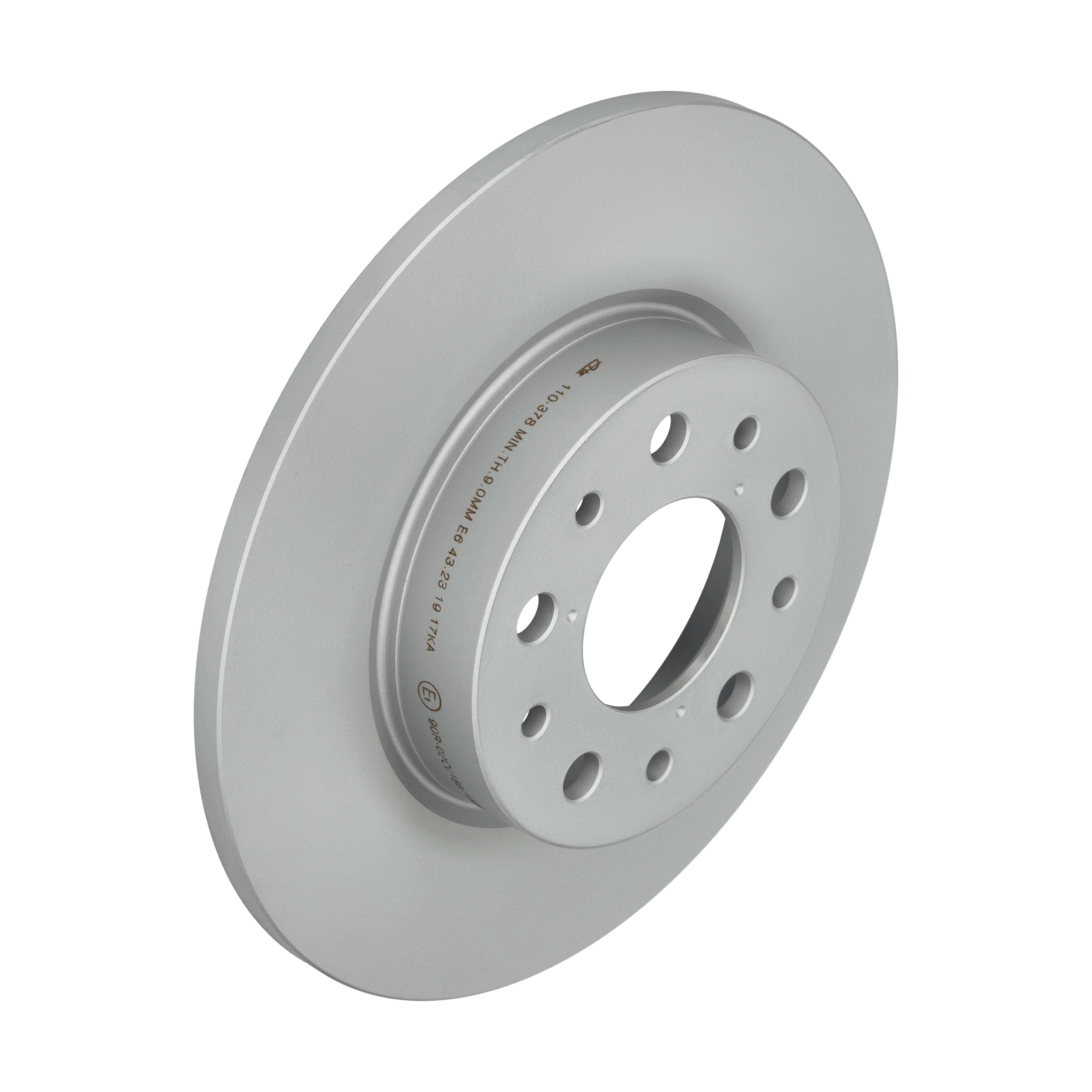 ATE Bremseskive 24011003781 fuld 251mm 10mm for FIAT