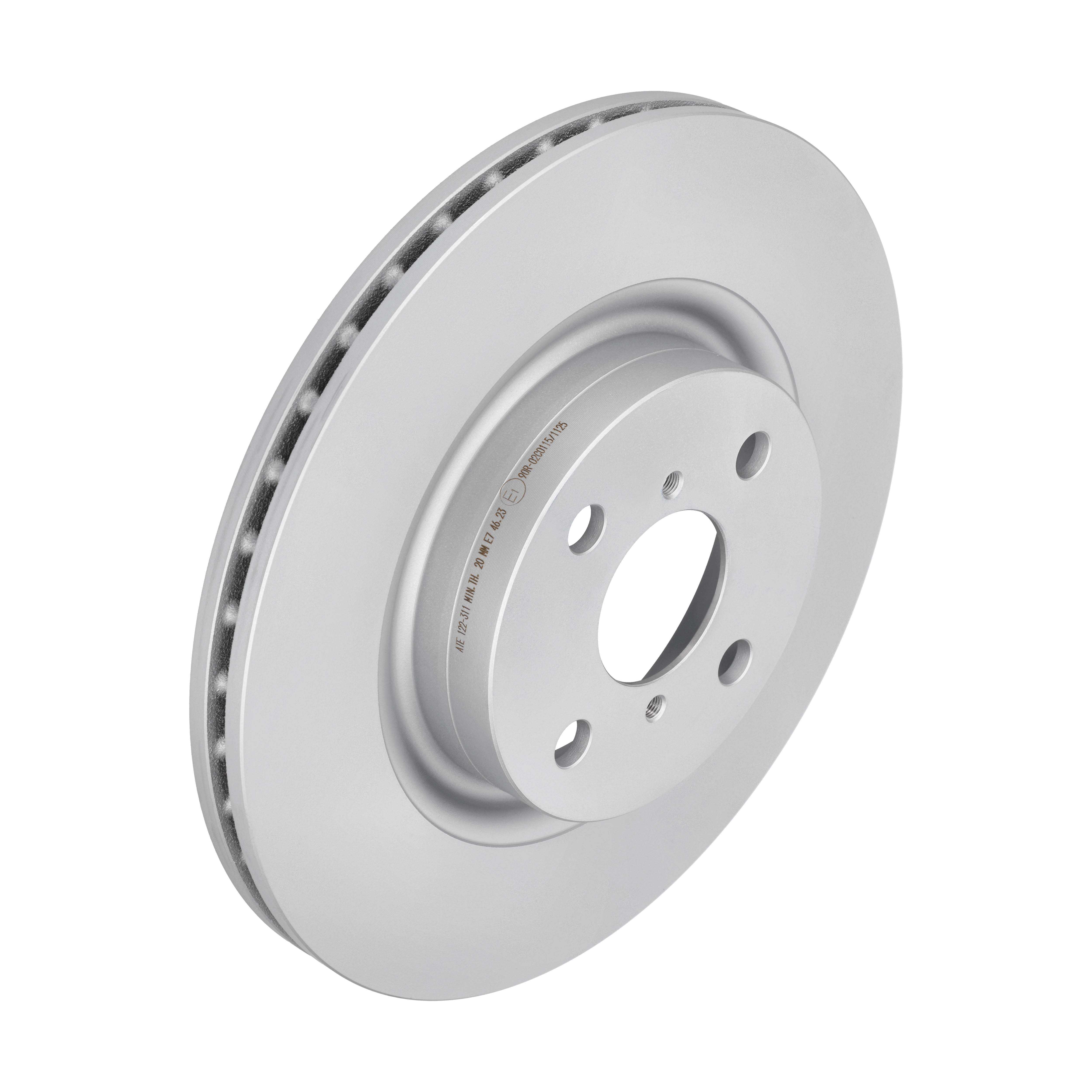 ATE Bremseskive 24012203111 ventileret 280mm 22mm for TOYOTA