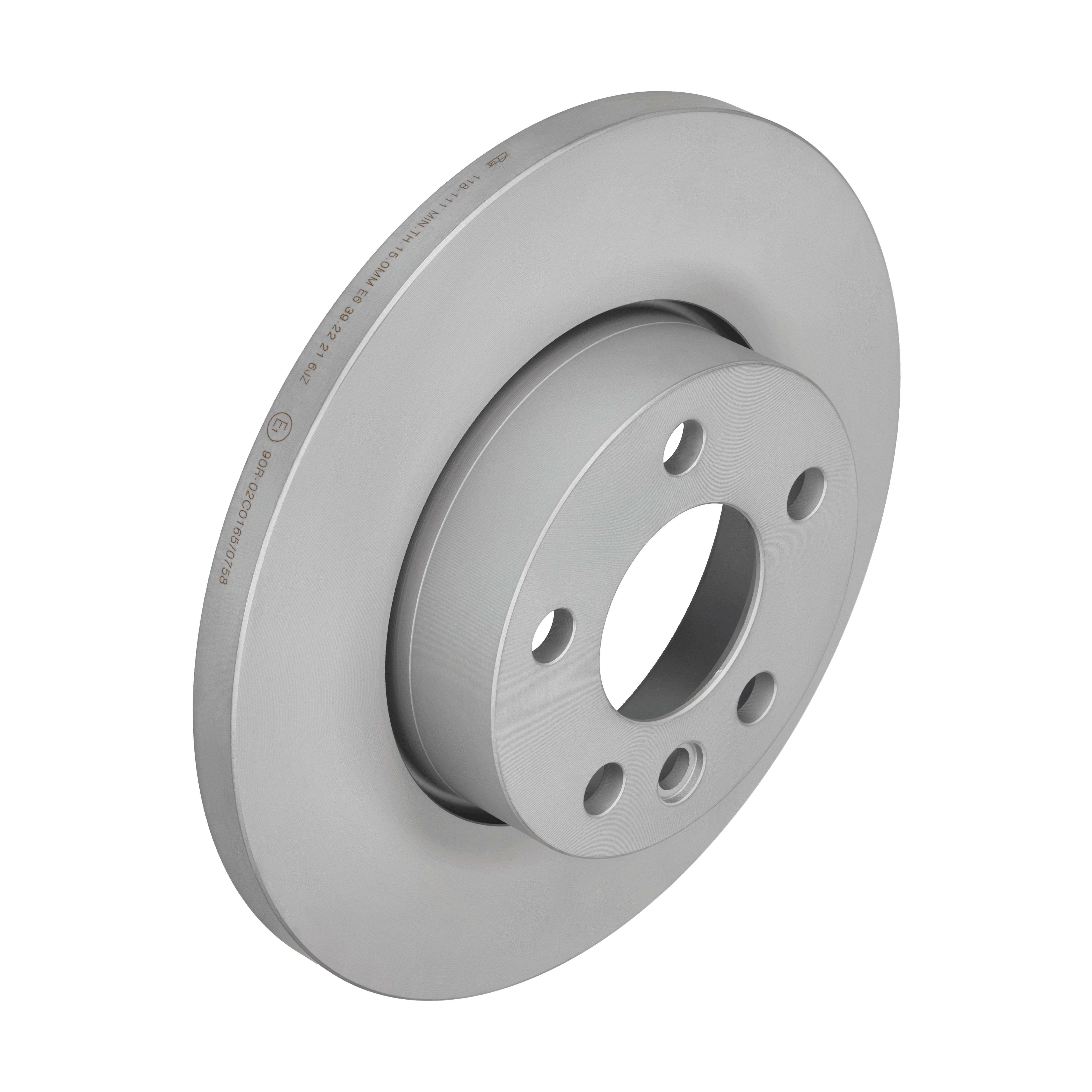 ATE Bremseskive 24011801111 fuld 282mm 18mm for VAG