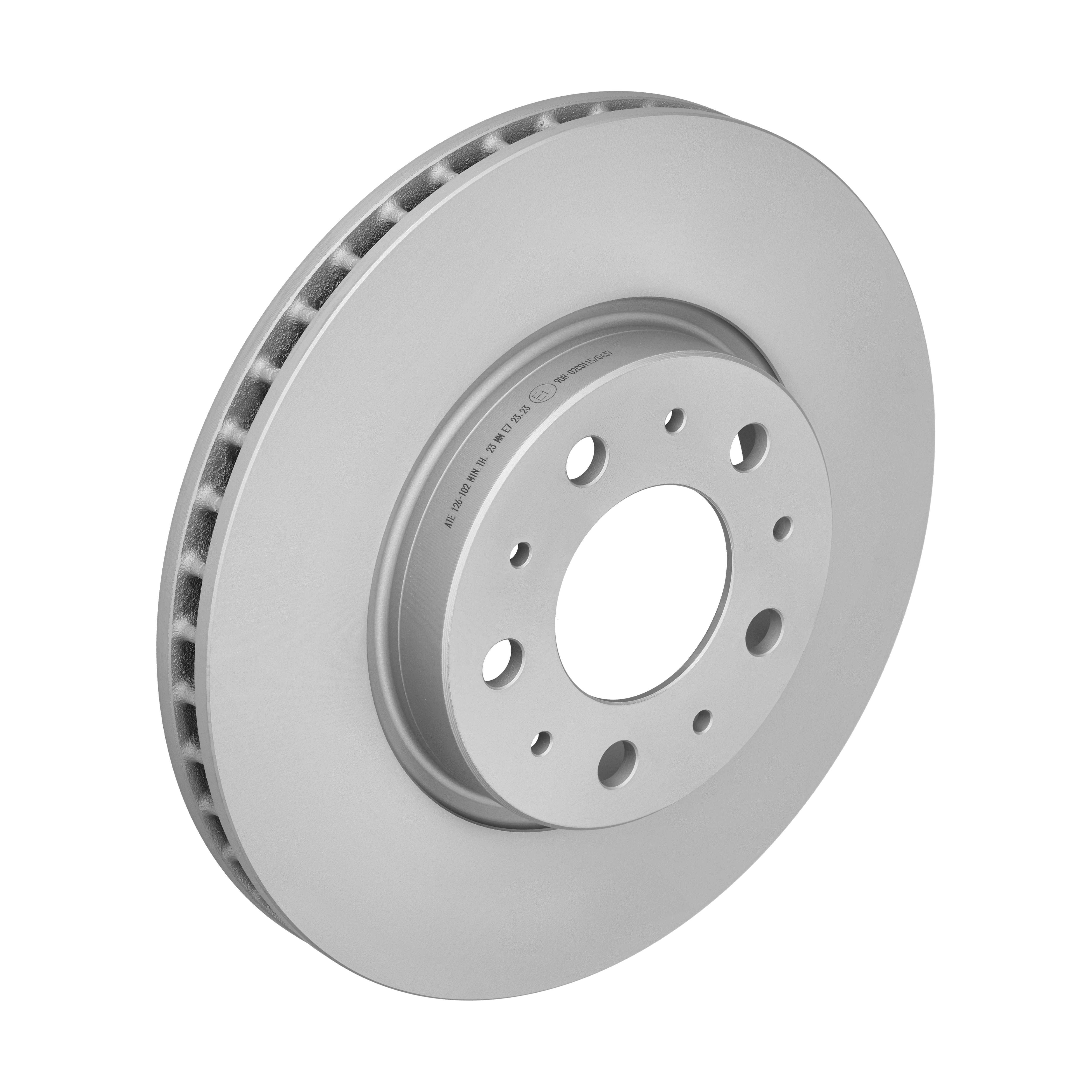 ATE Bremseskive 24012601021 ventileret 280mm 26mm for VOLVO