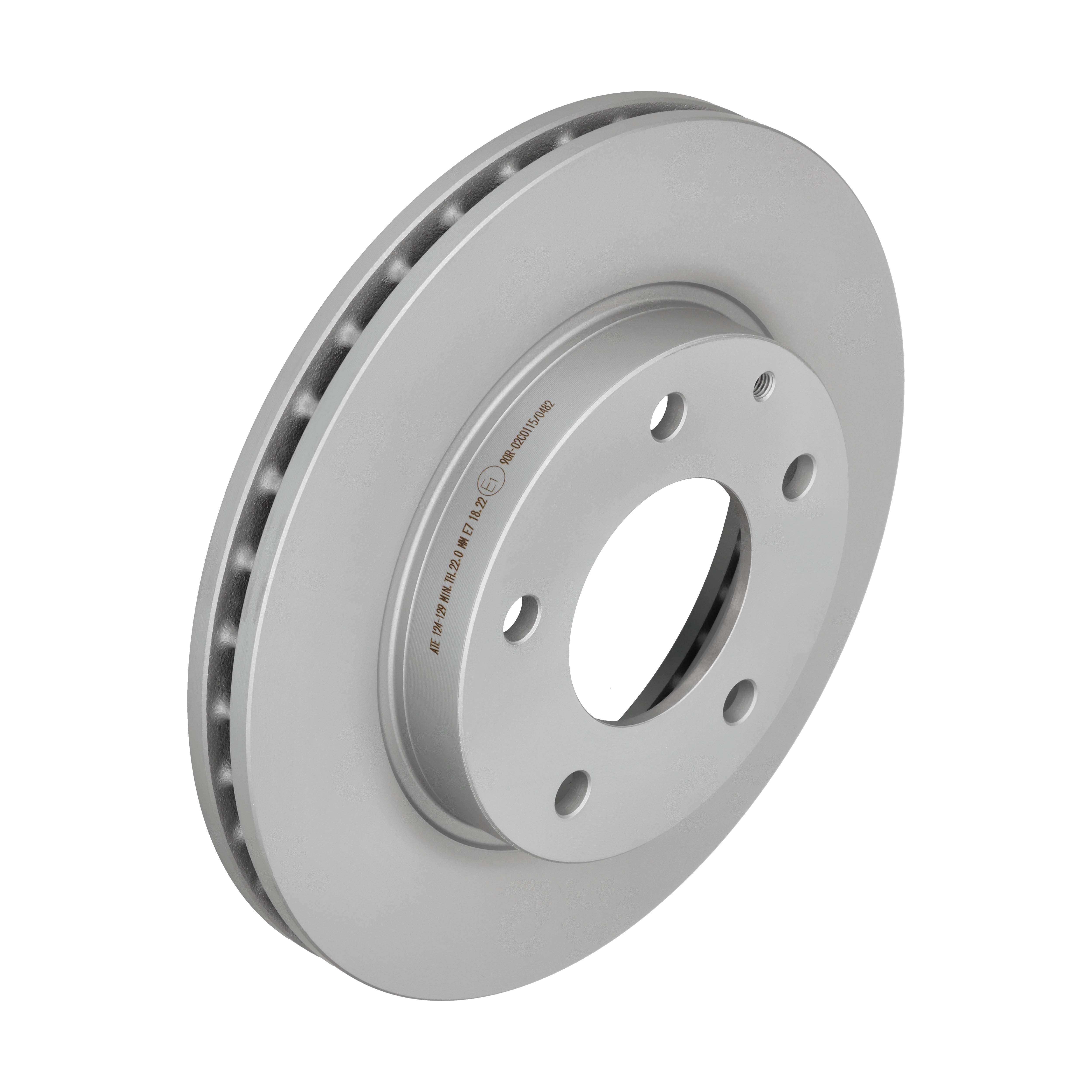 ATE Bremseskive 24012401291 ventileret 258mm 24mm for FORD MAZDA