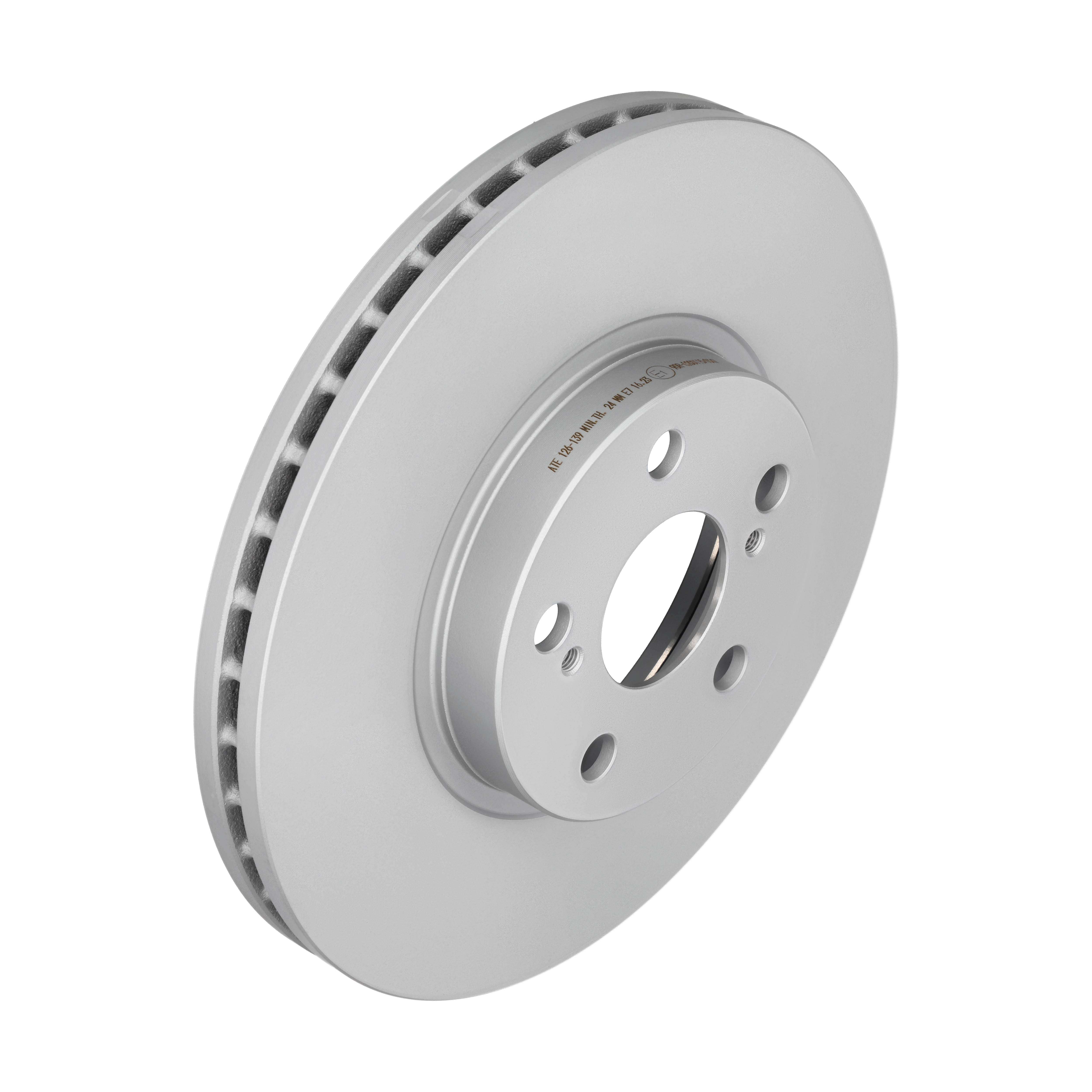 ATE Bremseskive 24012601391 ventileret 277mm 26mm for TOYOTA