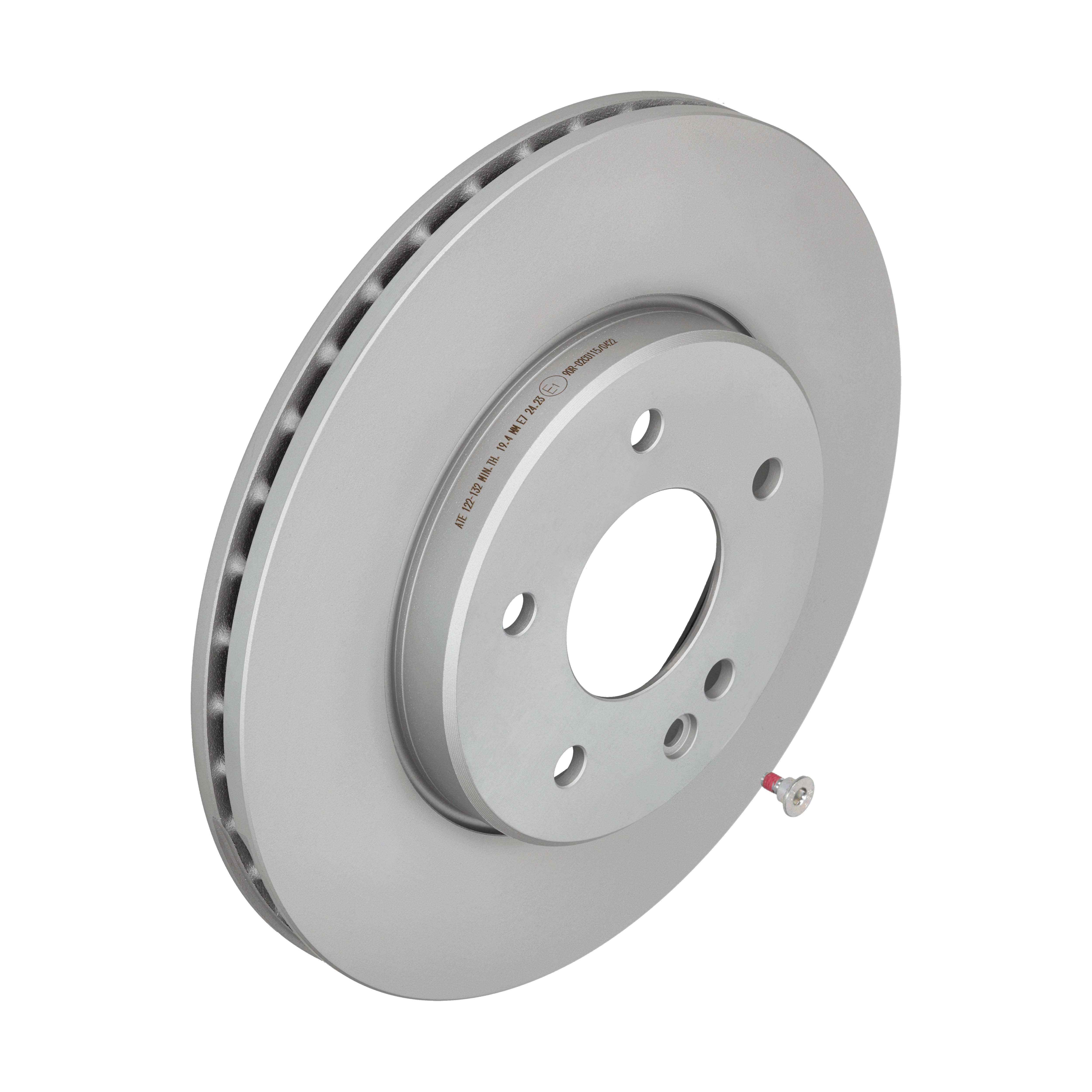 ATE Bremseskive 24012201321 ventileret 284mm 22mm for MERCEDES-BENZ