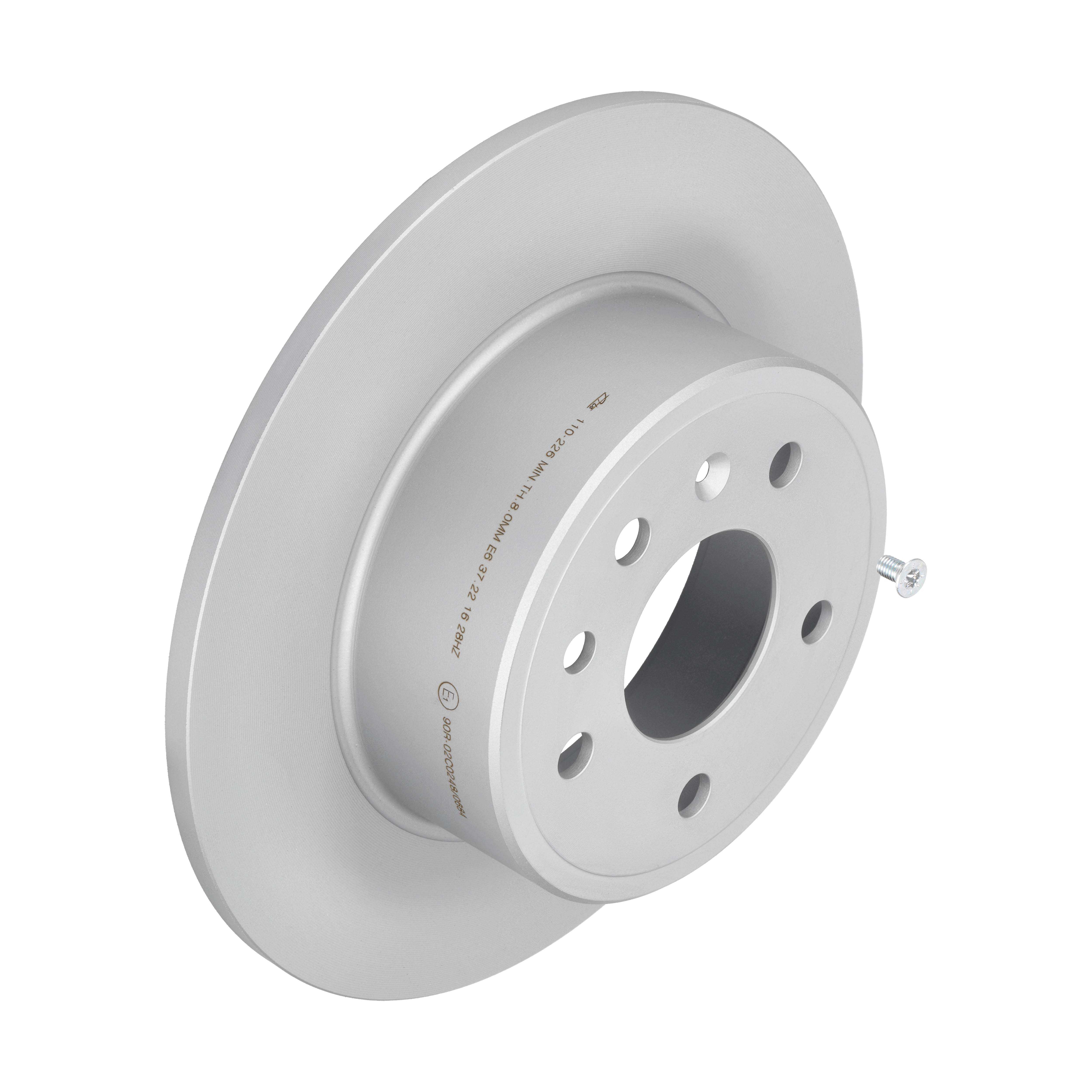 ATE Bremseskive 24011002261 fuld 286mm 10mm for VAUXHALL SAAB