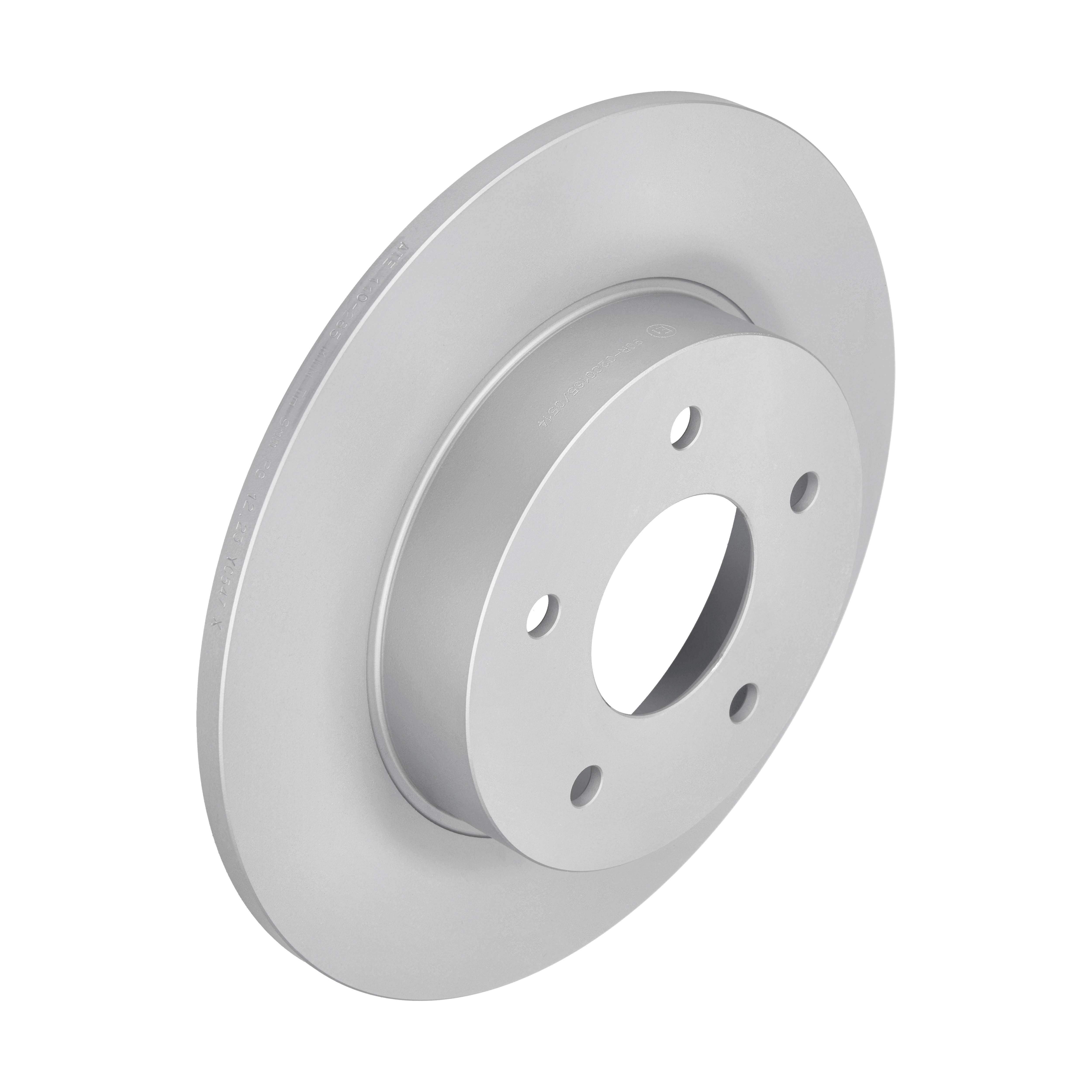 ATE Bremseskive 24011002851 fuld 278mm 10mm for NISSAN
