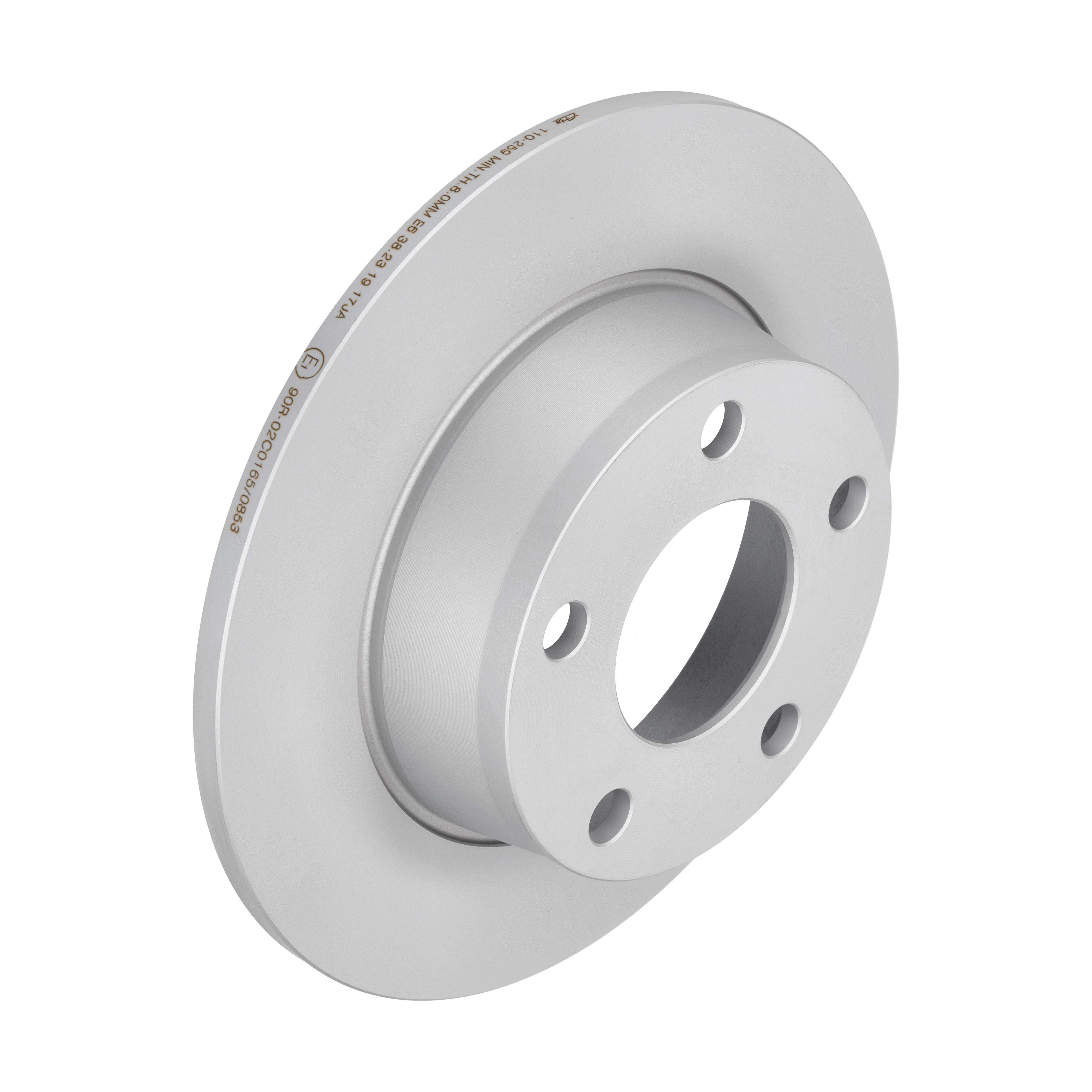ATE Bremseskive 24011002591 fuld 255mm 10mm for VAG