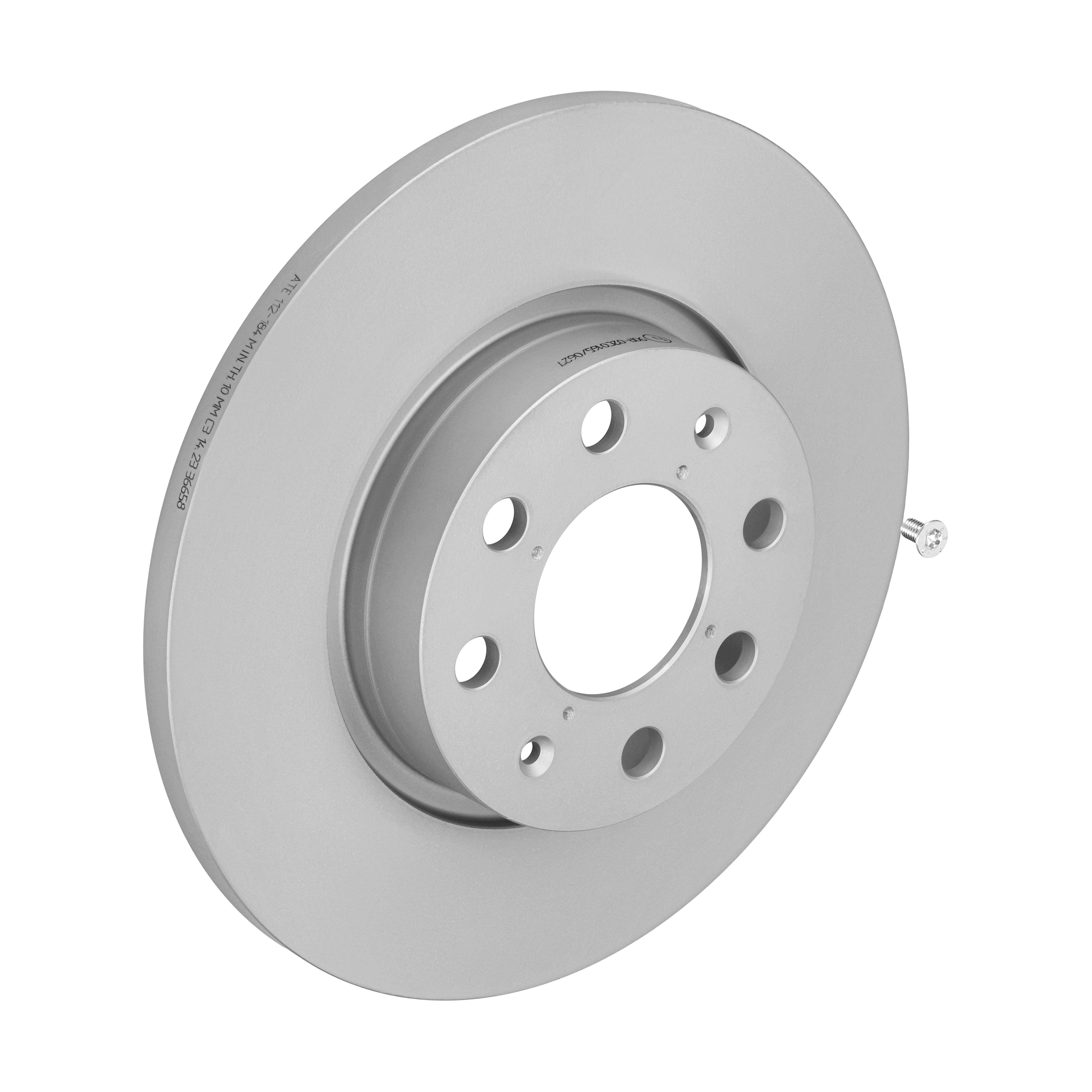 ATE Bremseskive 24011201841 fuld 257mm 12mm for VAUXHALL FIAT