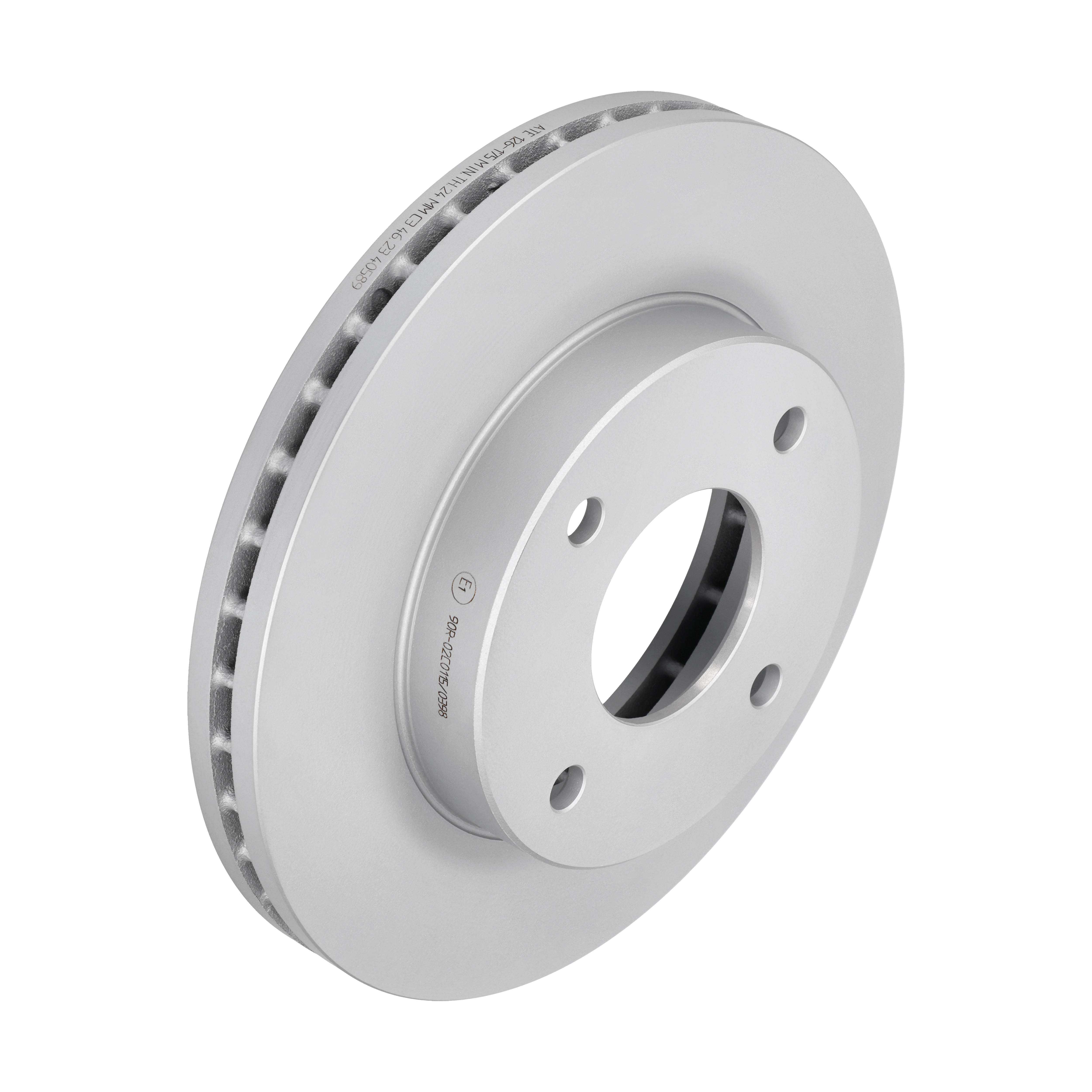 ATE Bremseskive 24012601751 ventileret 257mm 26mm for NISSAN