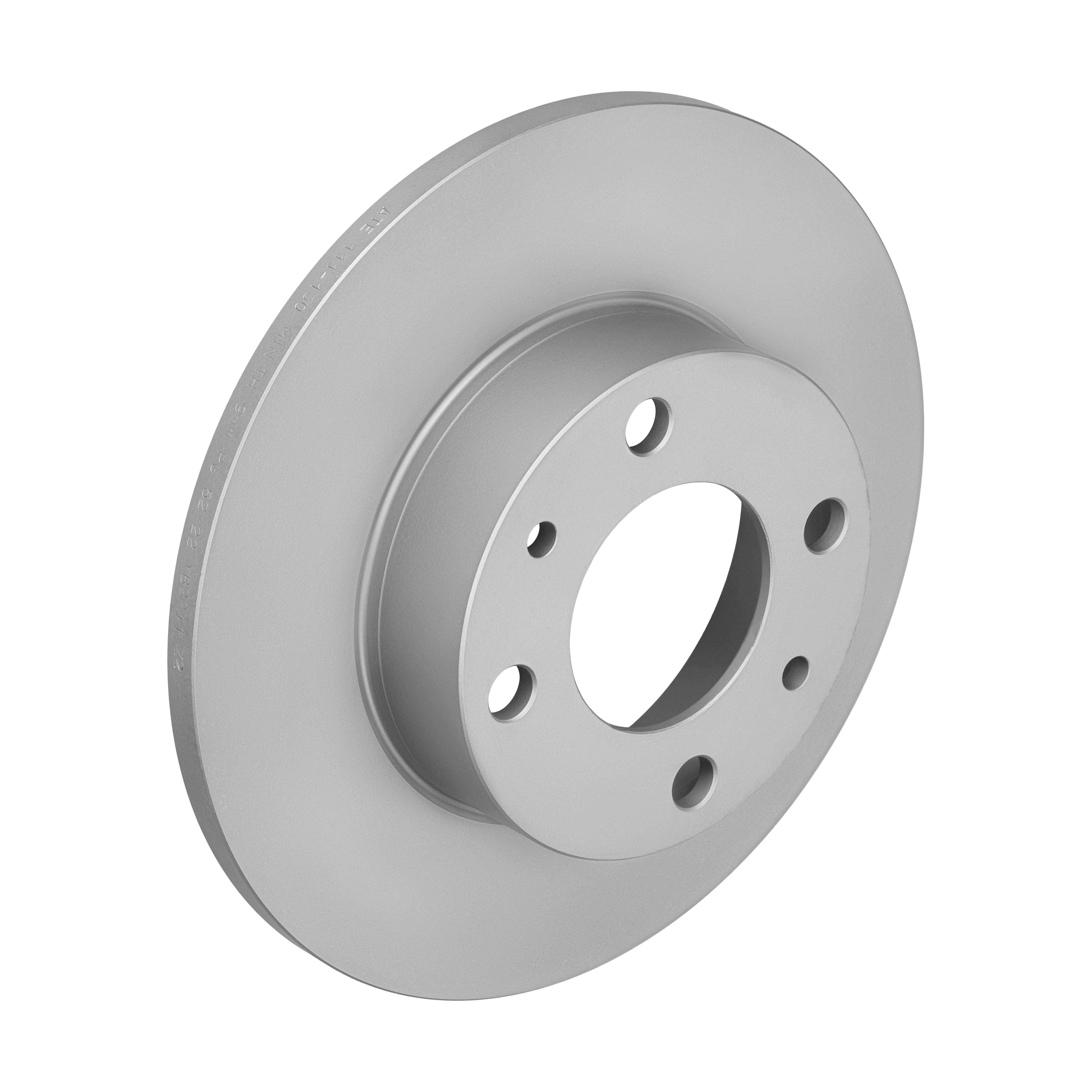 ATE Bremseskive 24011101301 fuld 227mm 11mm for FIAT SEAT
