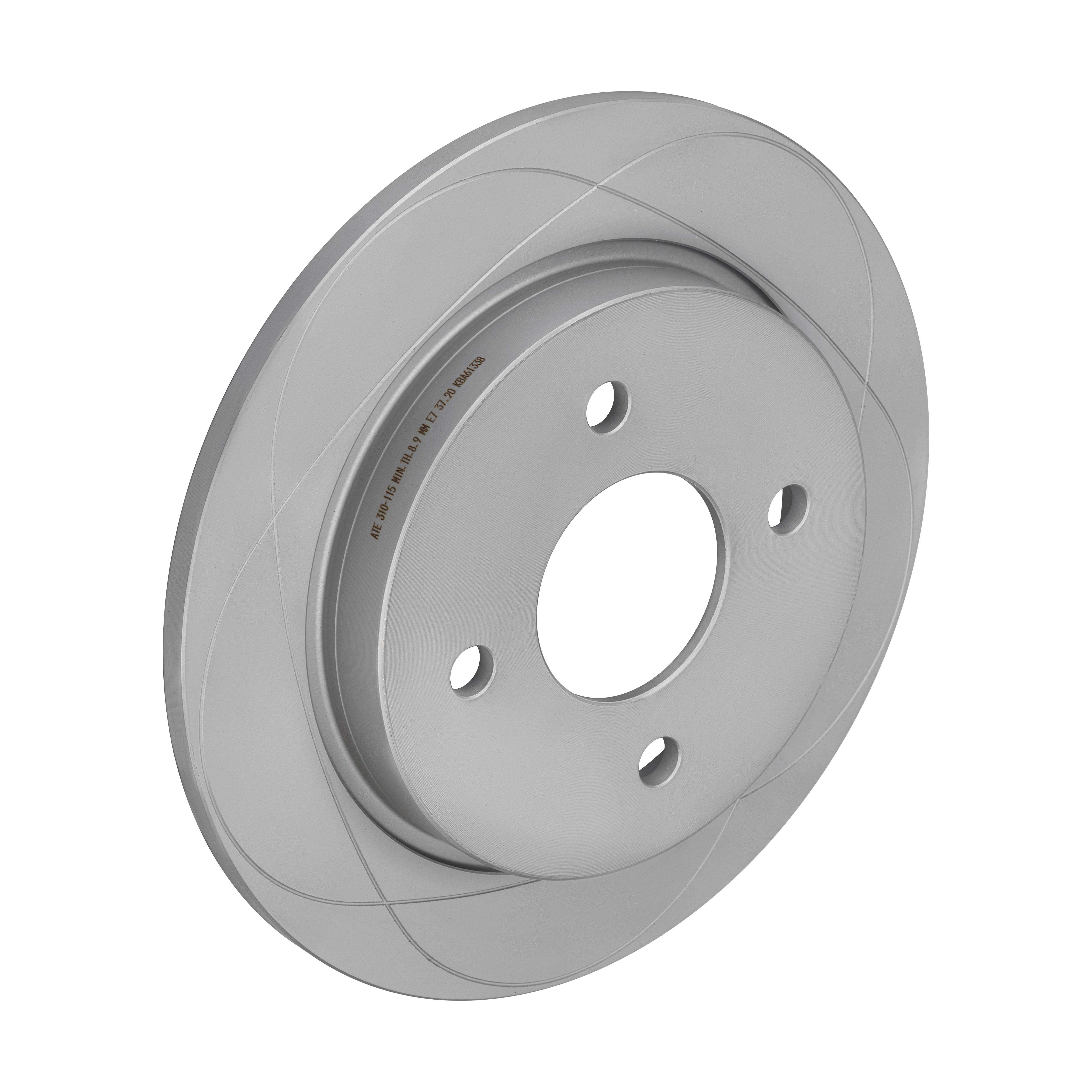 ATE Bremseskive 24031001151 fuld 253mm 10mm for FORD