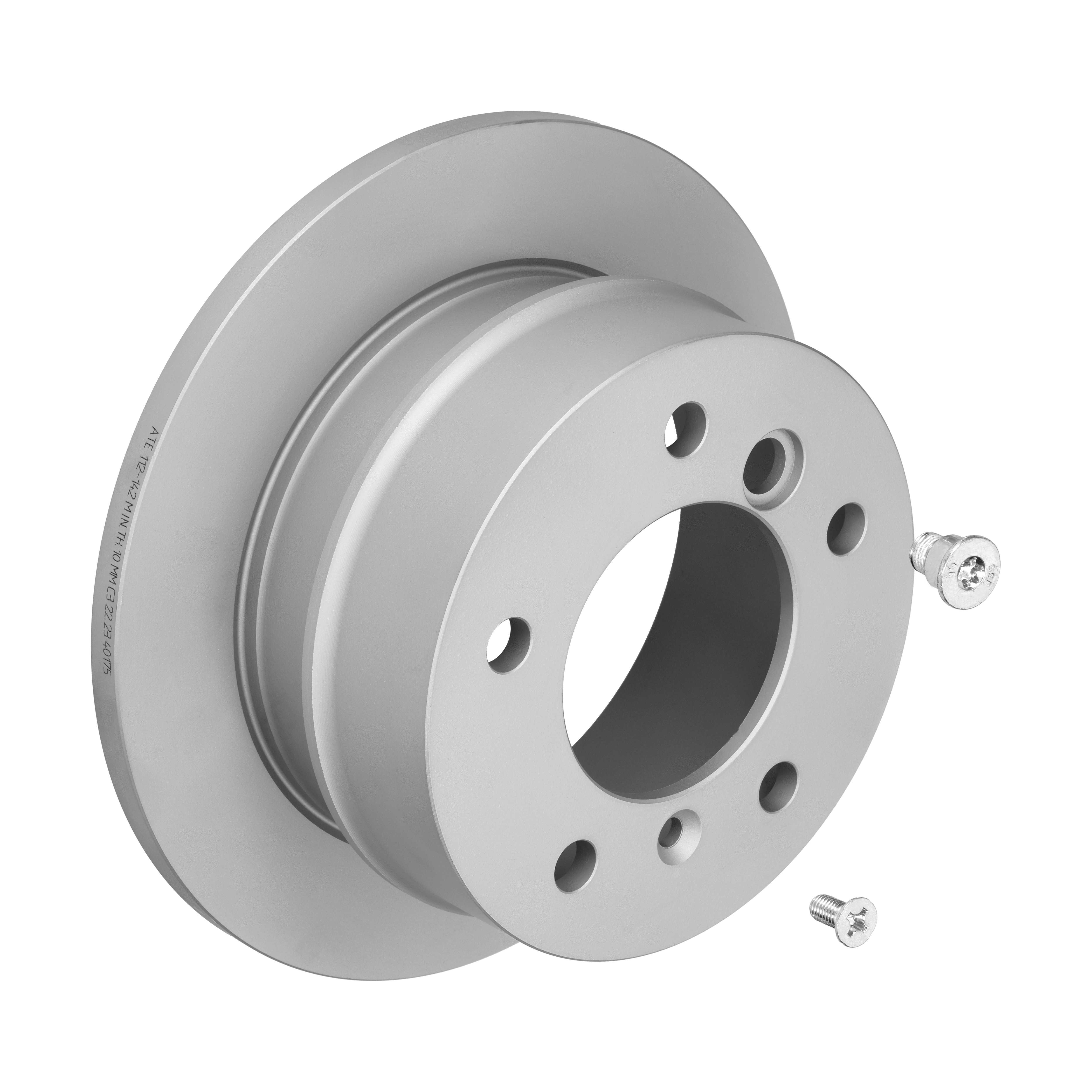 ATE Bremseskive 24011201421 fuld 258mm 12mm for MERCEDES-BENZ VAG
