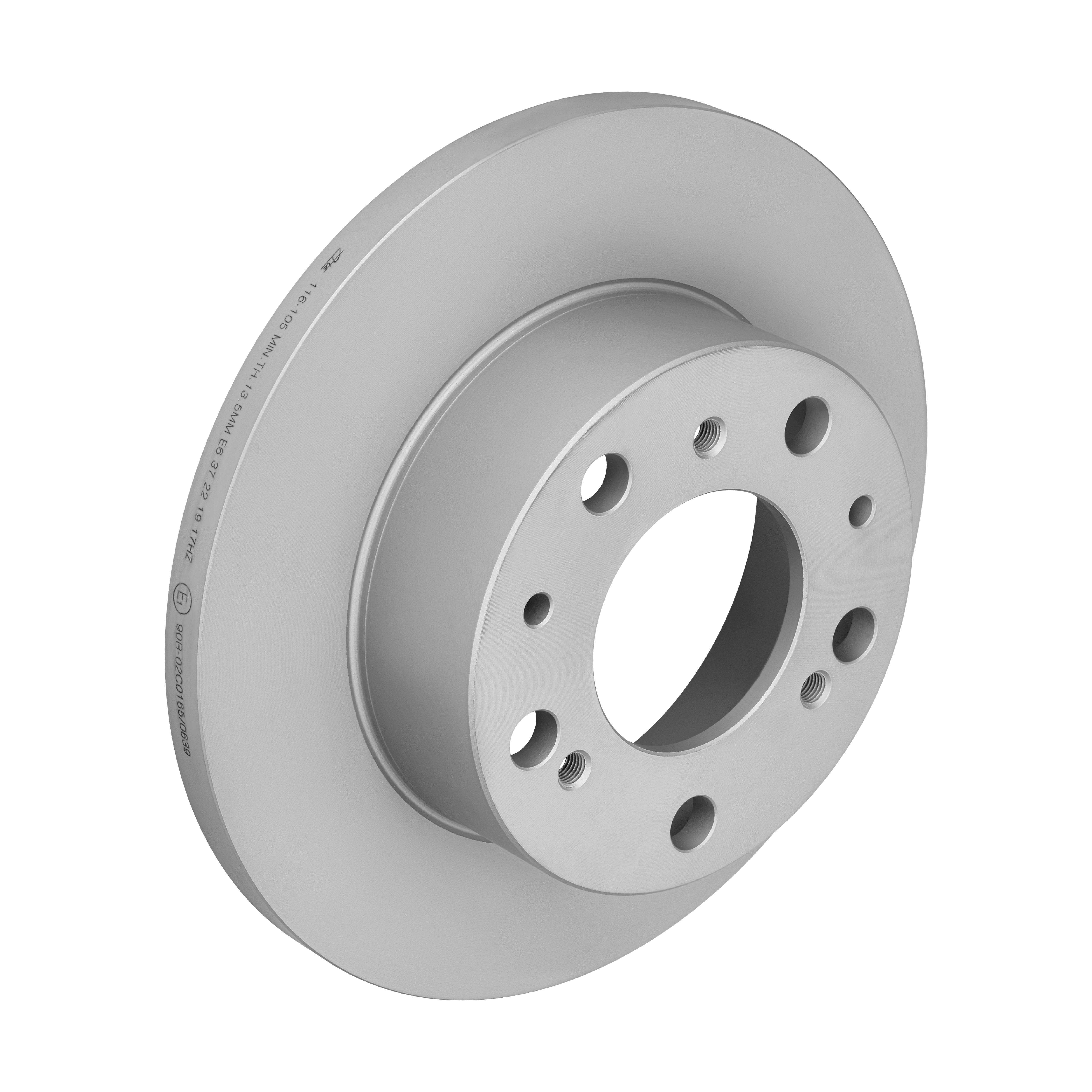 ATE Bremseskive 24011601051 fuld 256mm 16mm for PEUGEOT FIAT CITROËN