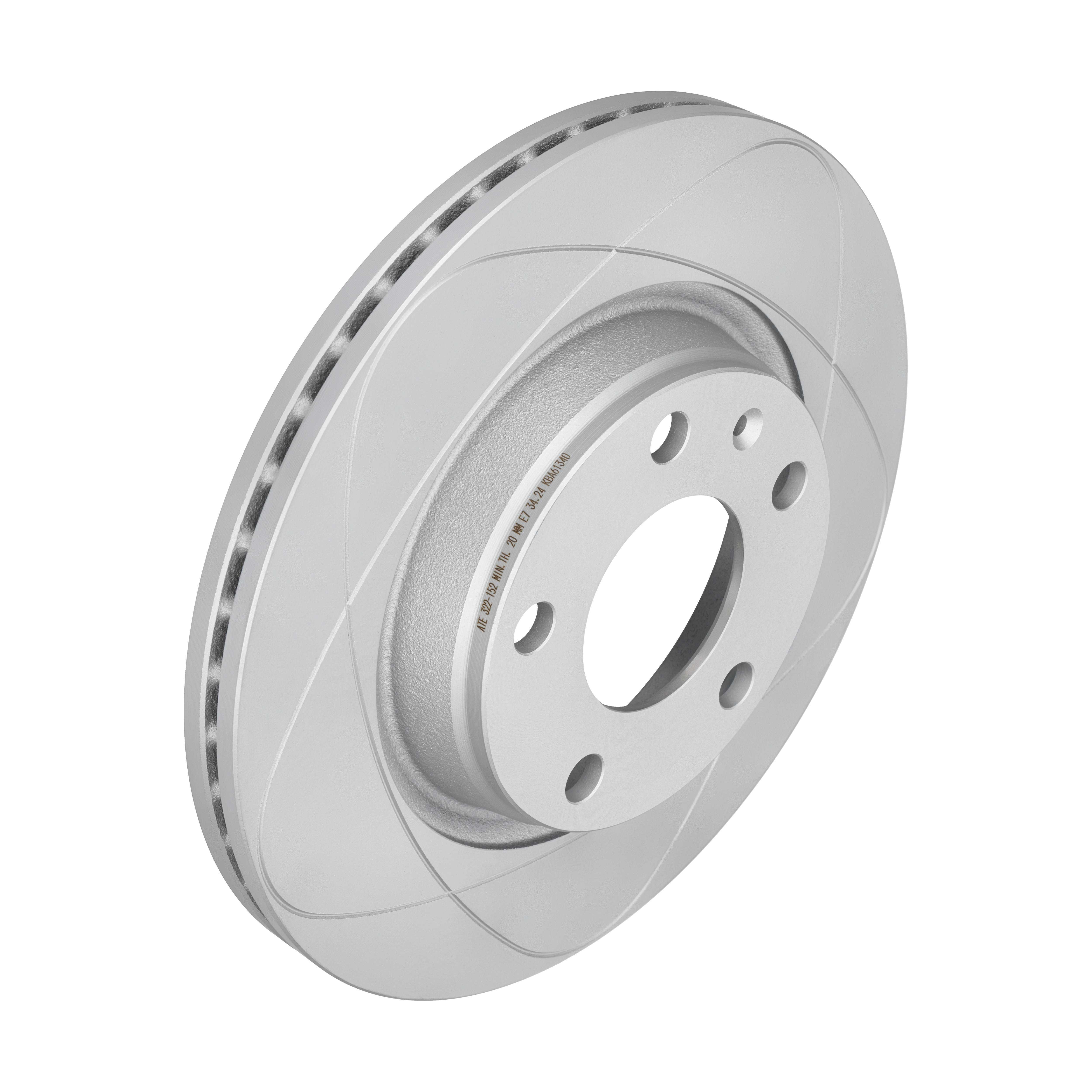 ATE Bremseskive 24032201521 ventileret 280mm 22mm for VAG
