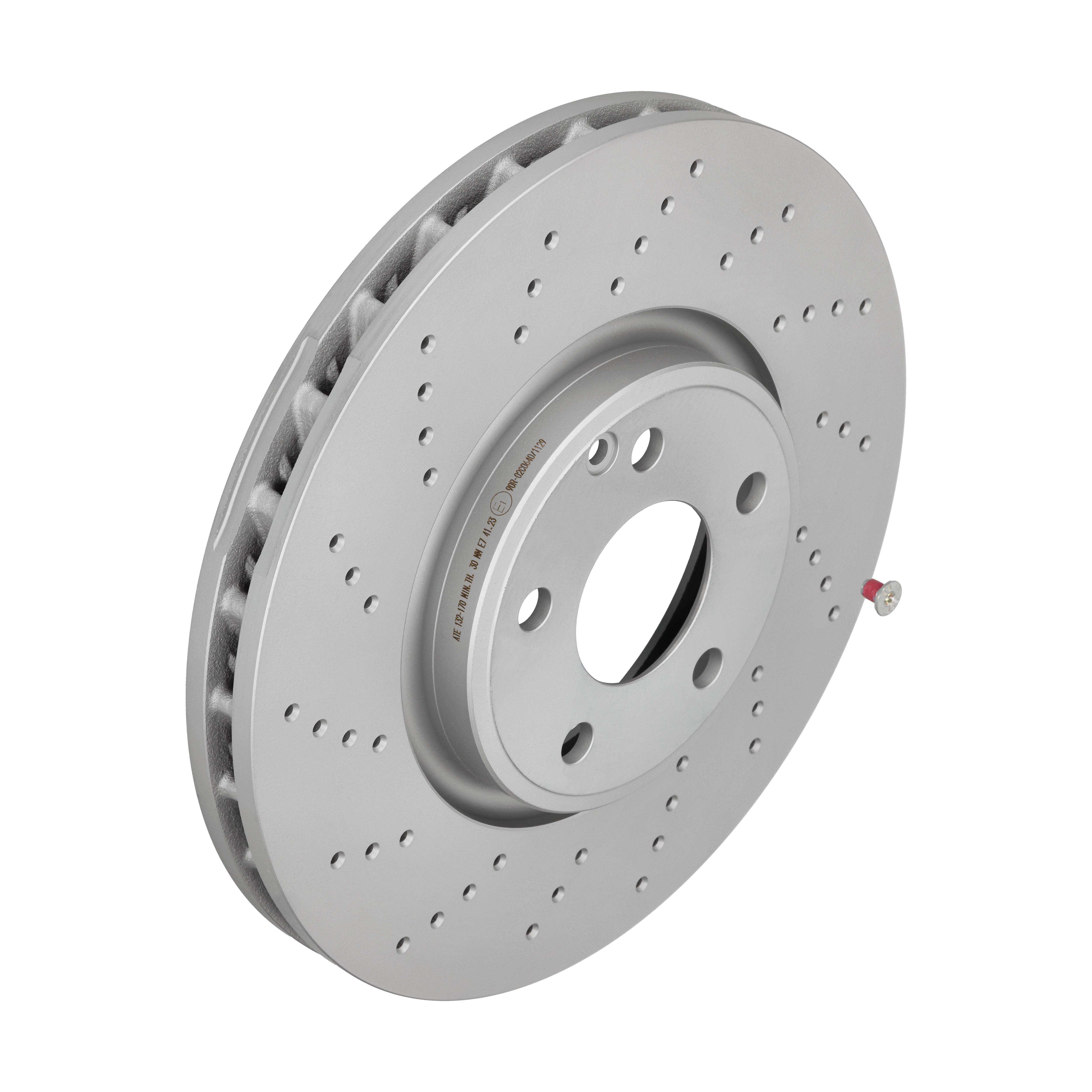 ATE Bremseskive 24013201701 perforeret 322mm 32mm for MERCEDES-BENZ