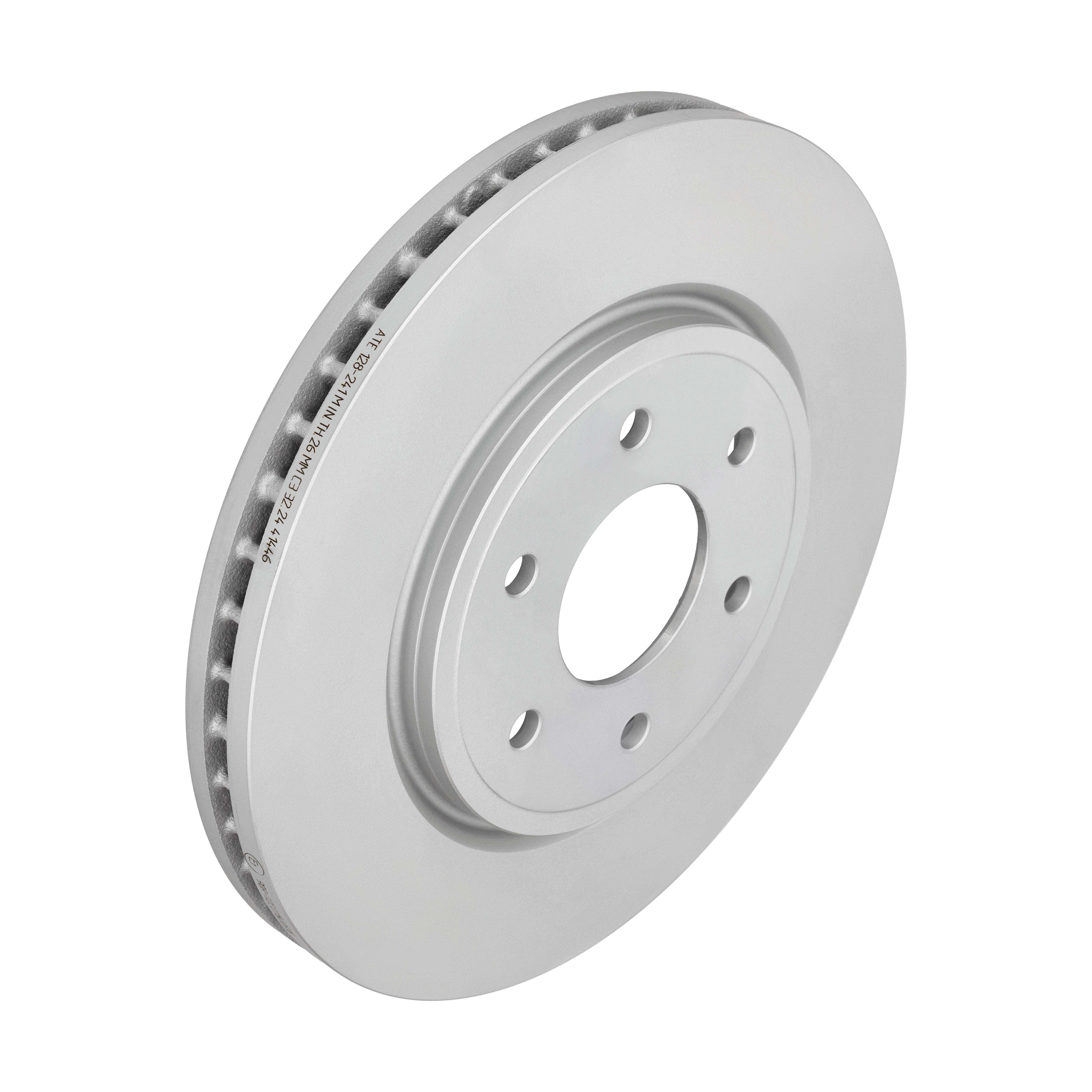 ATE Bremseskive 24012802411 ventileret 296mm 28mm for NISSAN