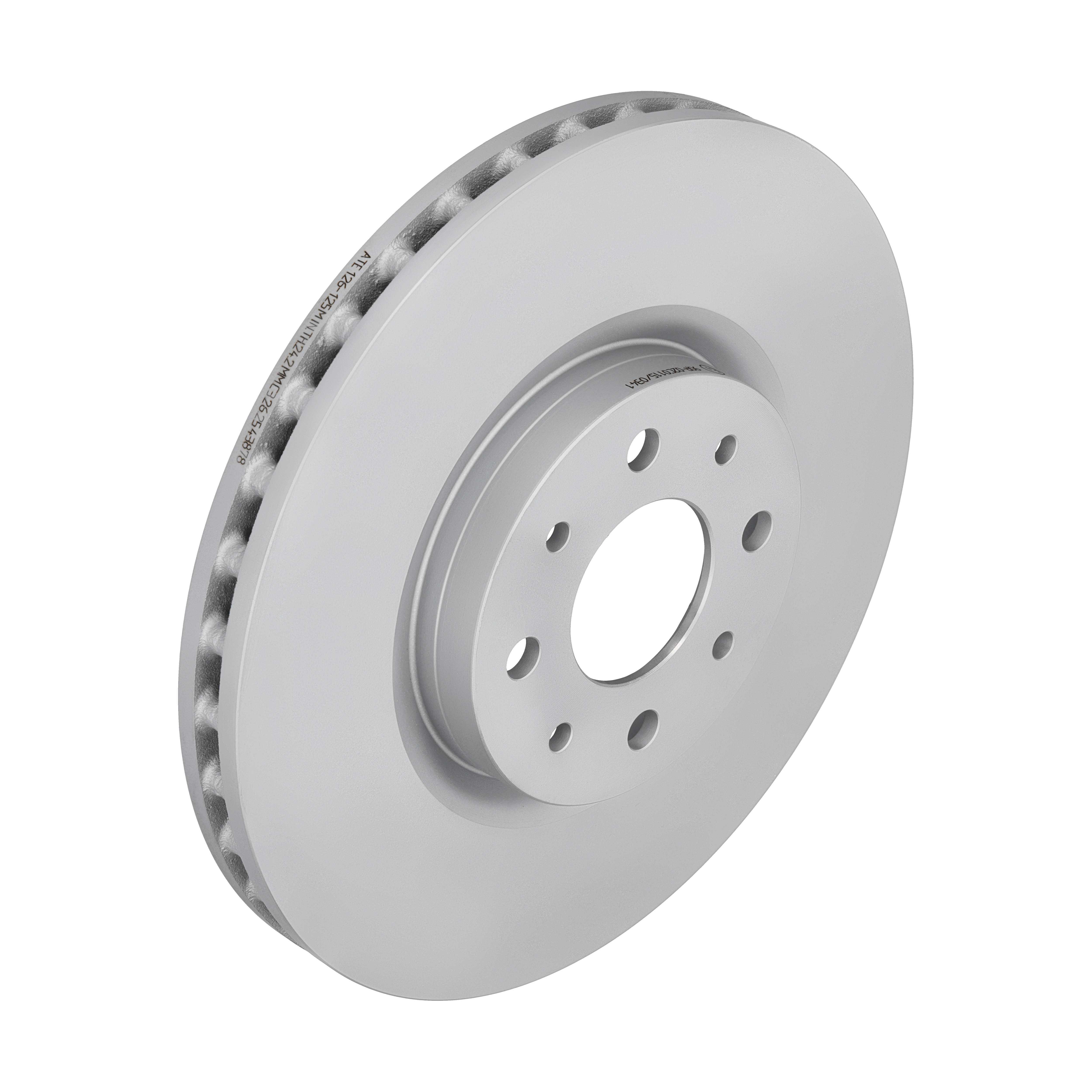 ATE Bremseskive 24012601251 ventileret 281mm 26mm for FIAT