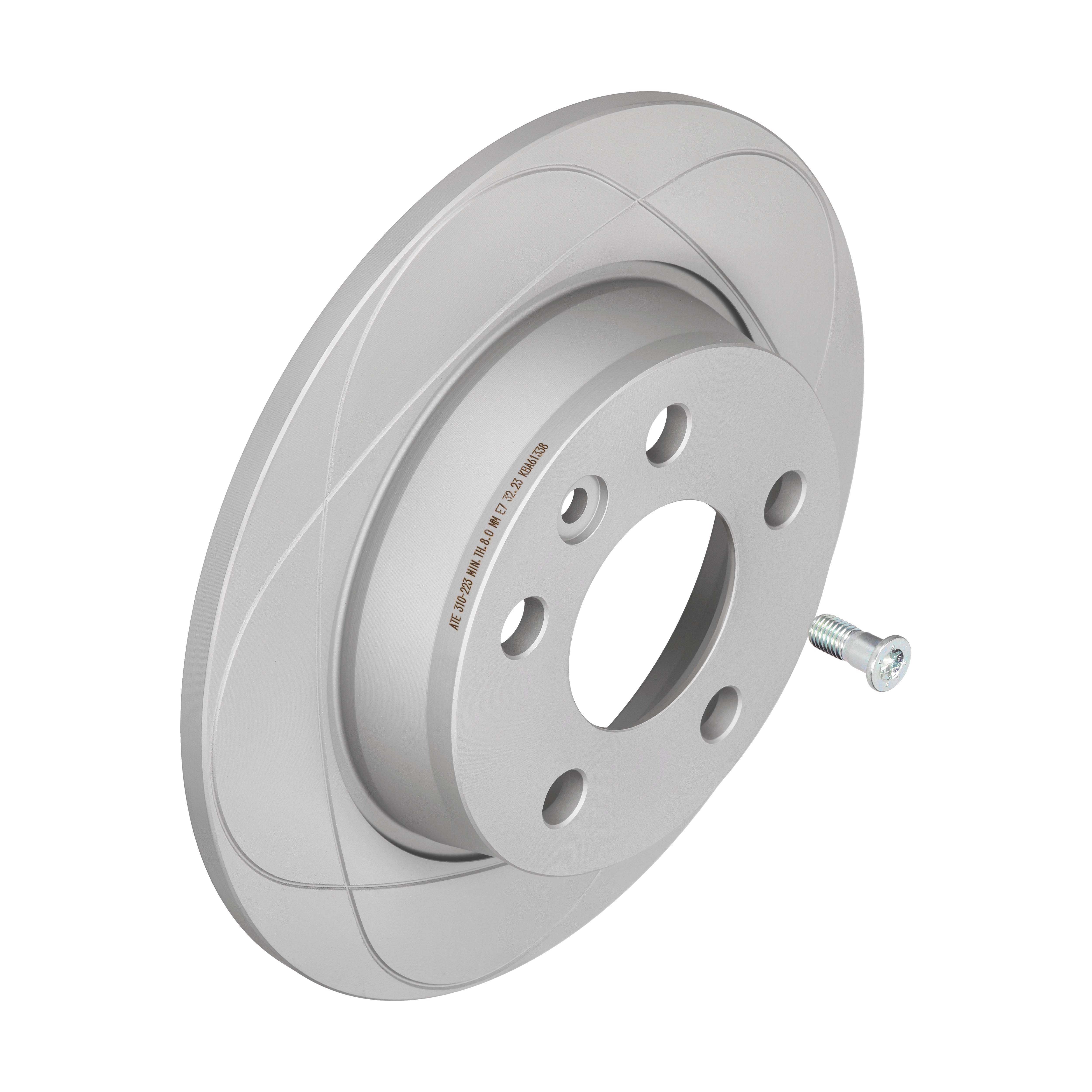 ATE Bremseskive 24031002231 fuld 268mm 10mm for FORD VAG