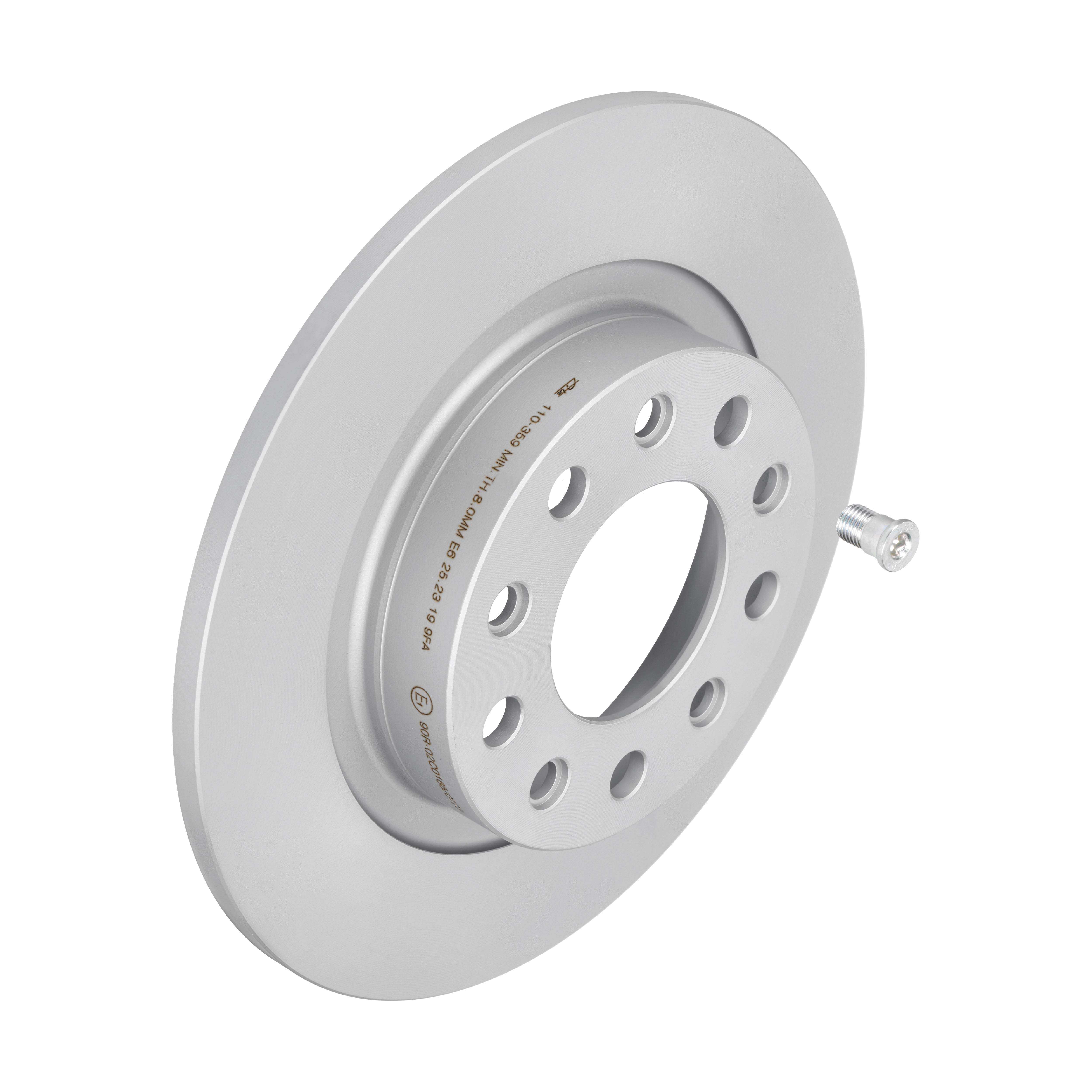 ATE Bremseskive 24011003591 fuld 264mm 10mm for FIAT
