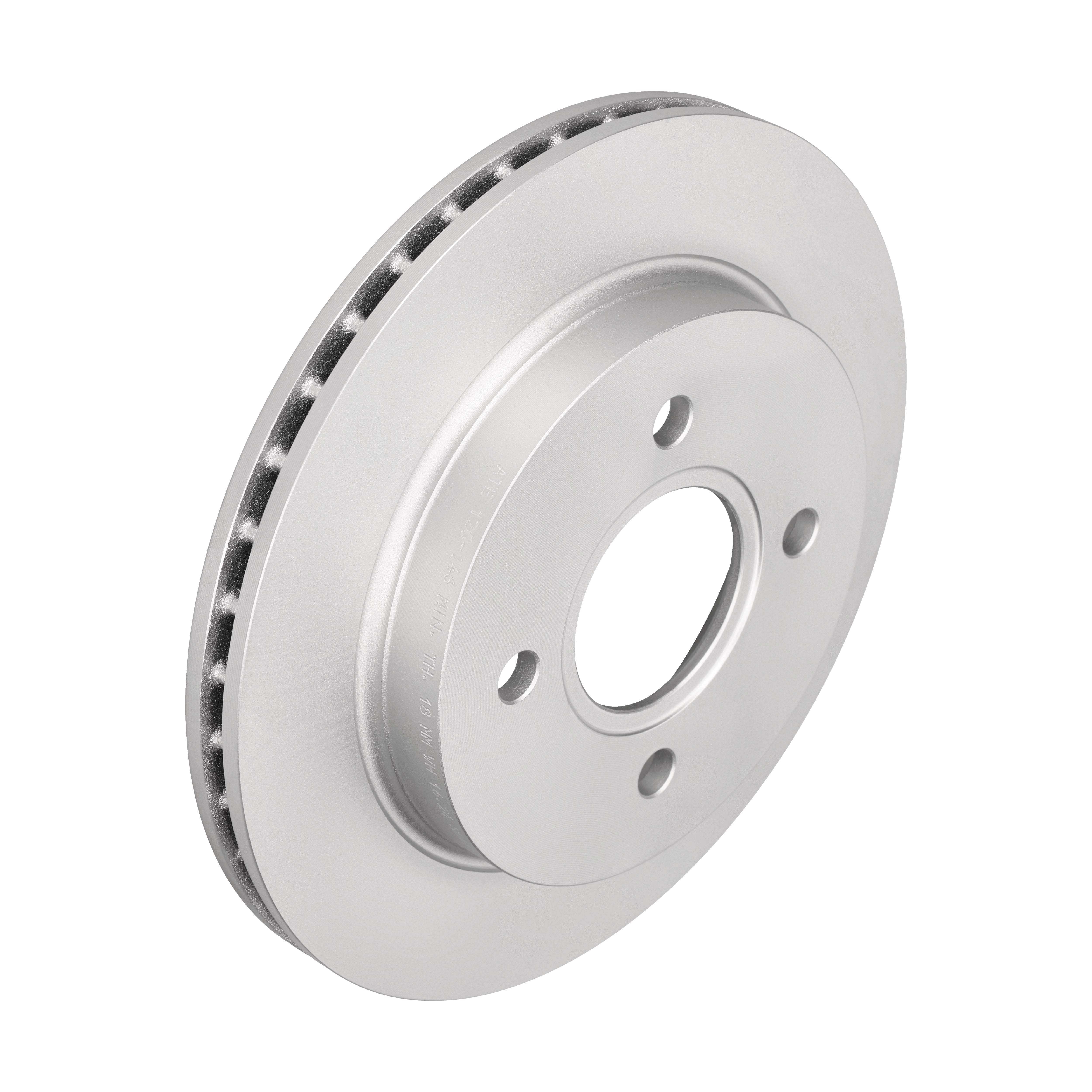 ATE Bremseskive 24012001461 ventileret 253mm 20mm for FORD