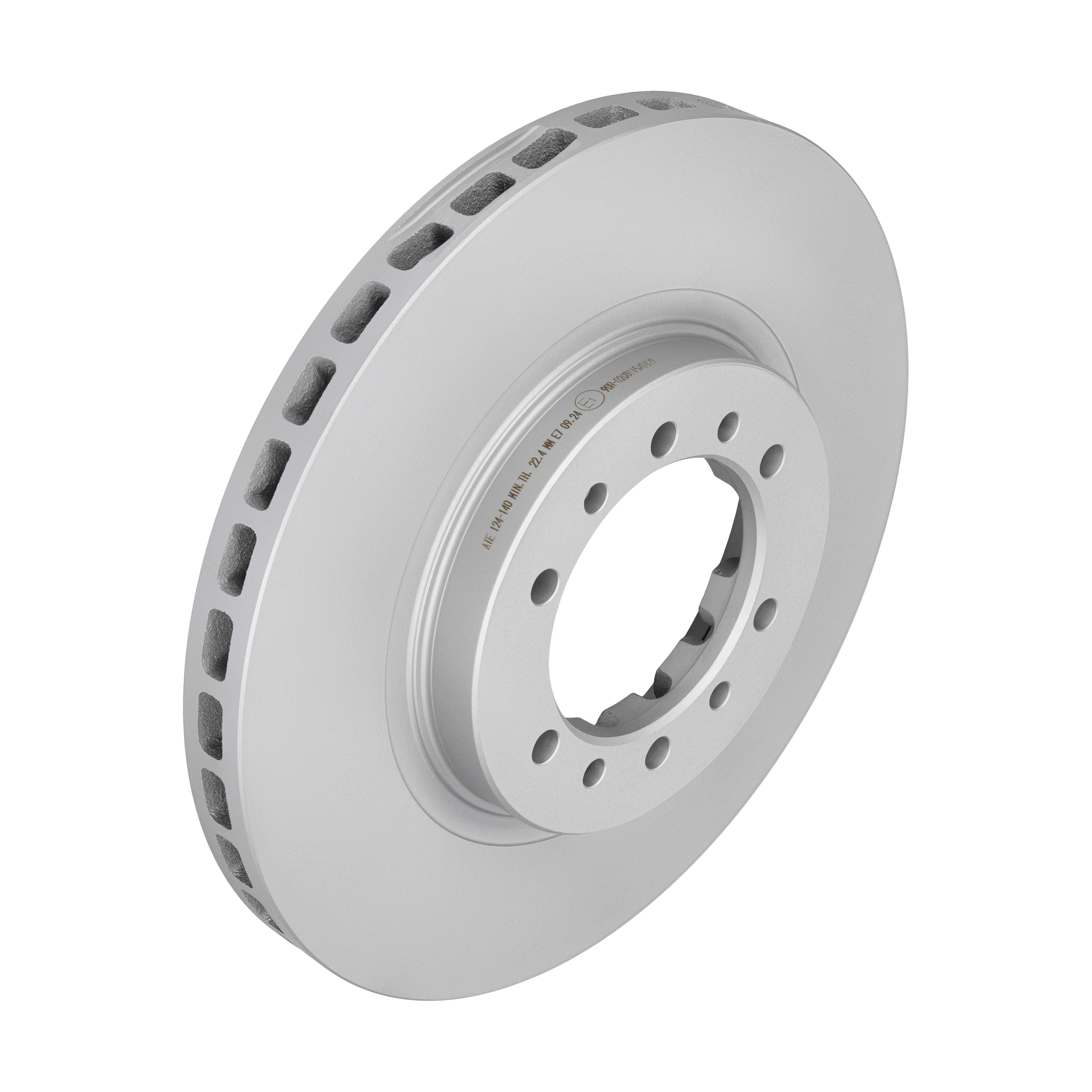 ATE Bremseskive 24012401401 ventileret 276mm 24mm for MITSUBISHI