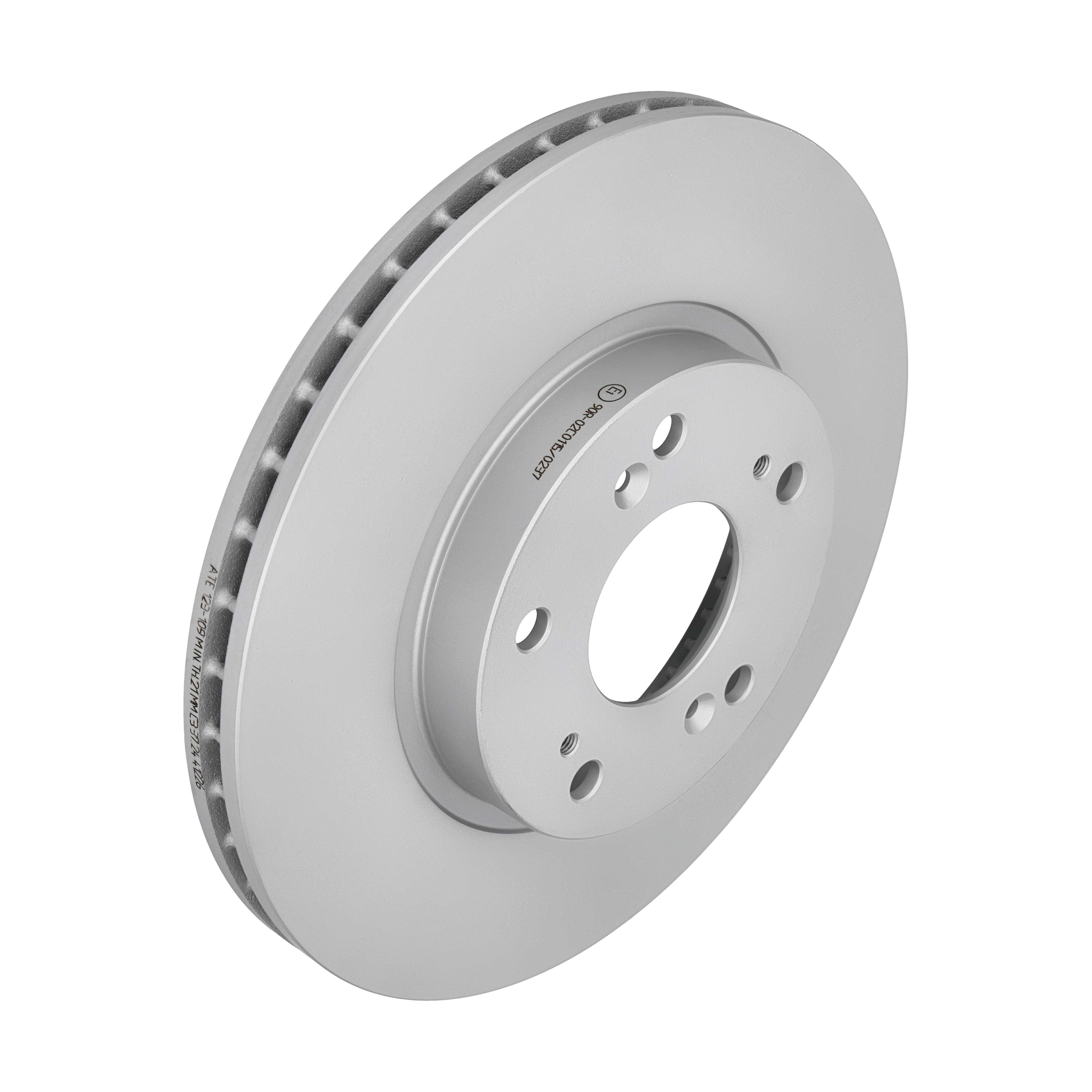 ATE Bremseskive 24012301091 ventileret 282mm 23mm for HONDA