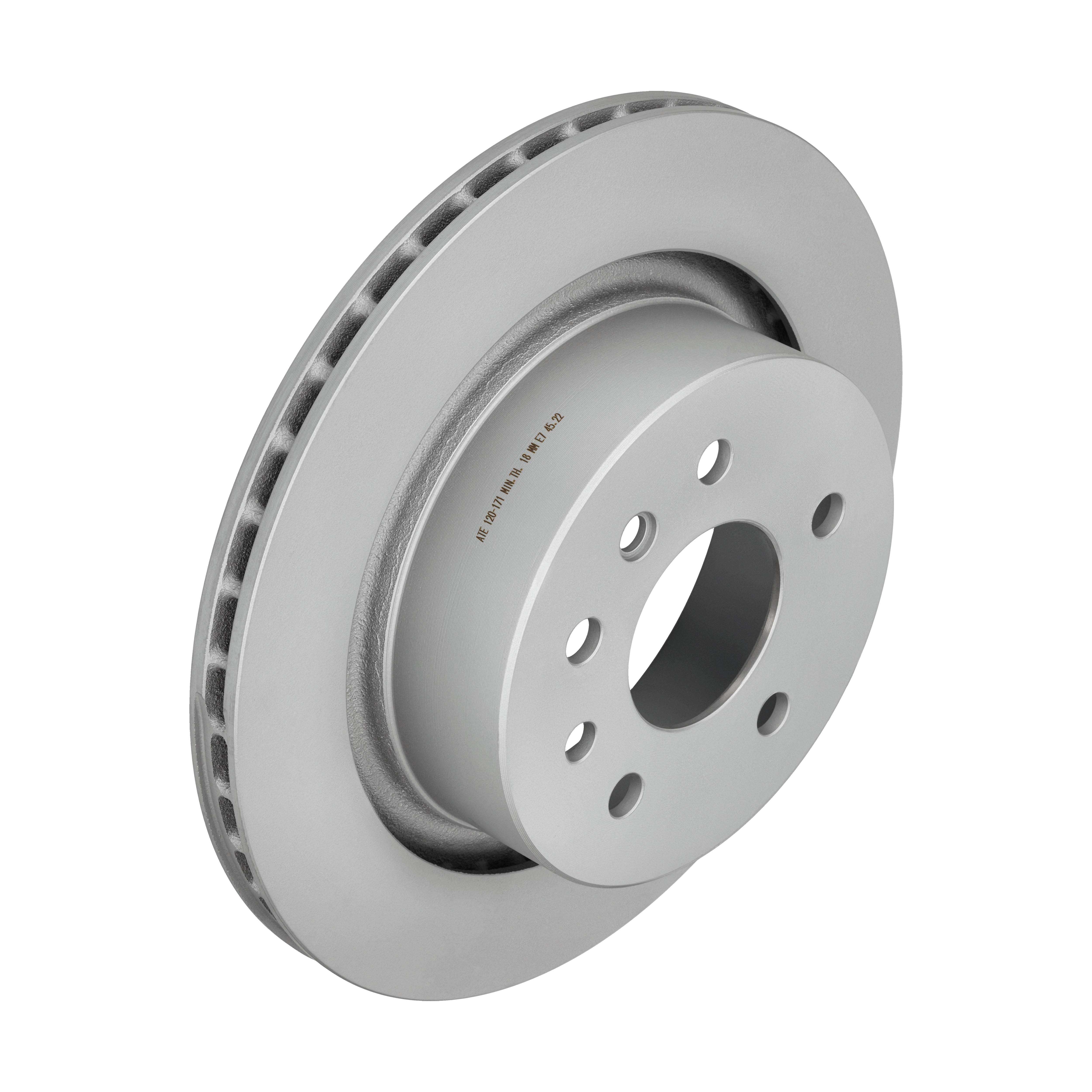 ATE Bremseskive 24012001711 ventileret 286mm 20mm for VAUXHALL