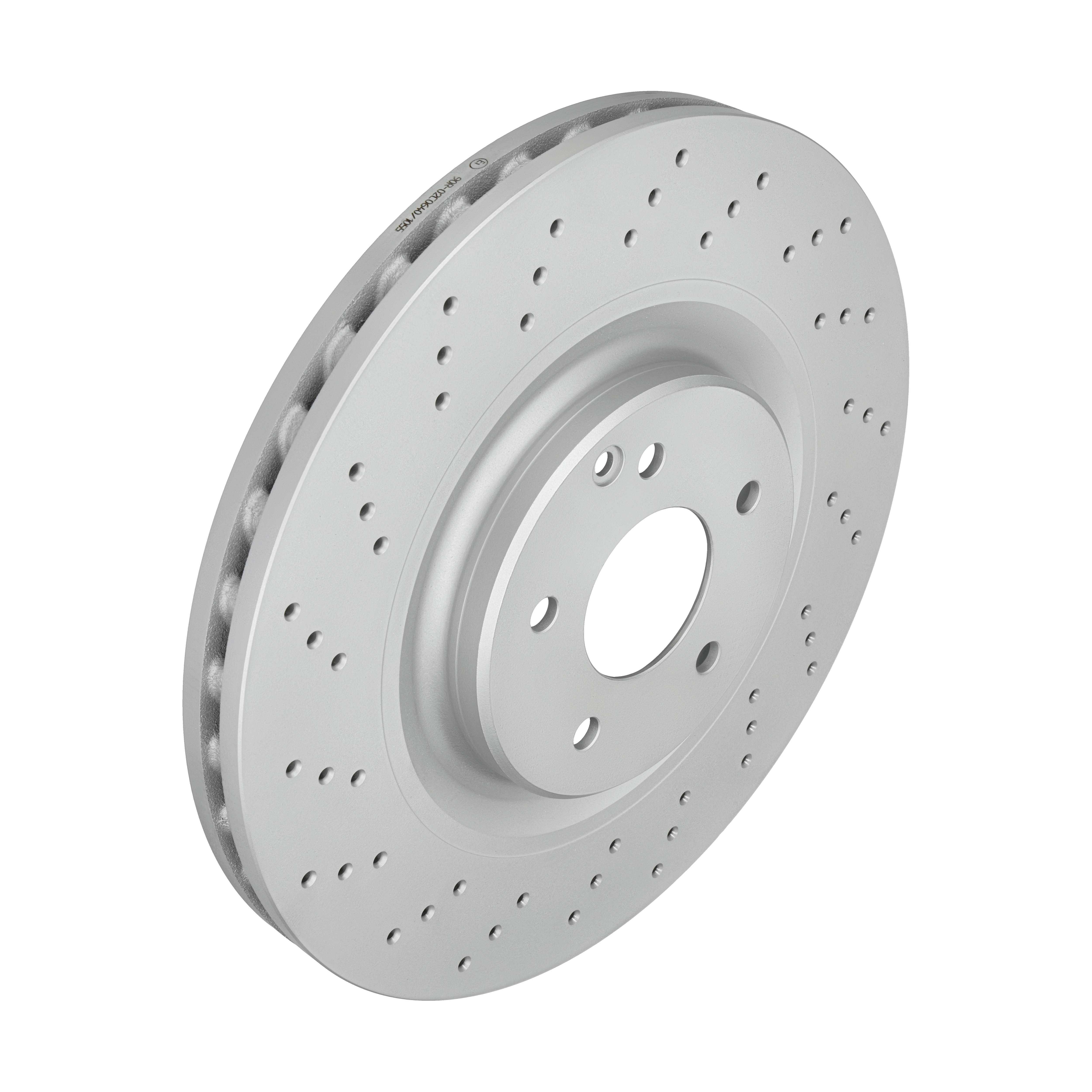 ATE Bremseskive 24013001801 perforeret 345mm 30mm for MERCEDES-BENZ