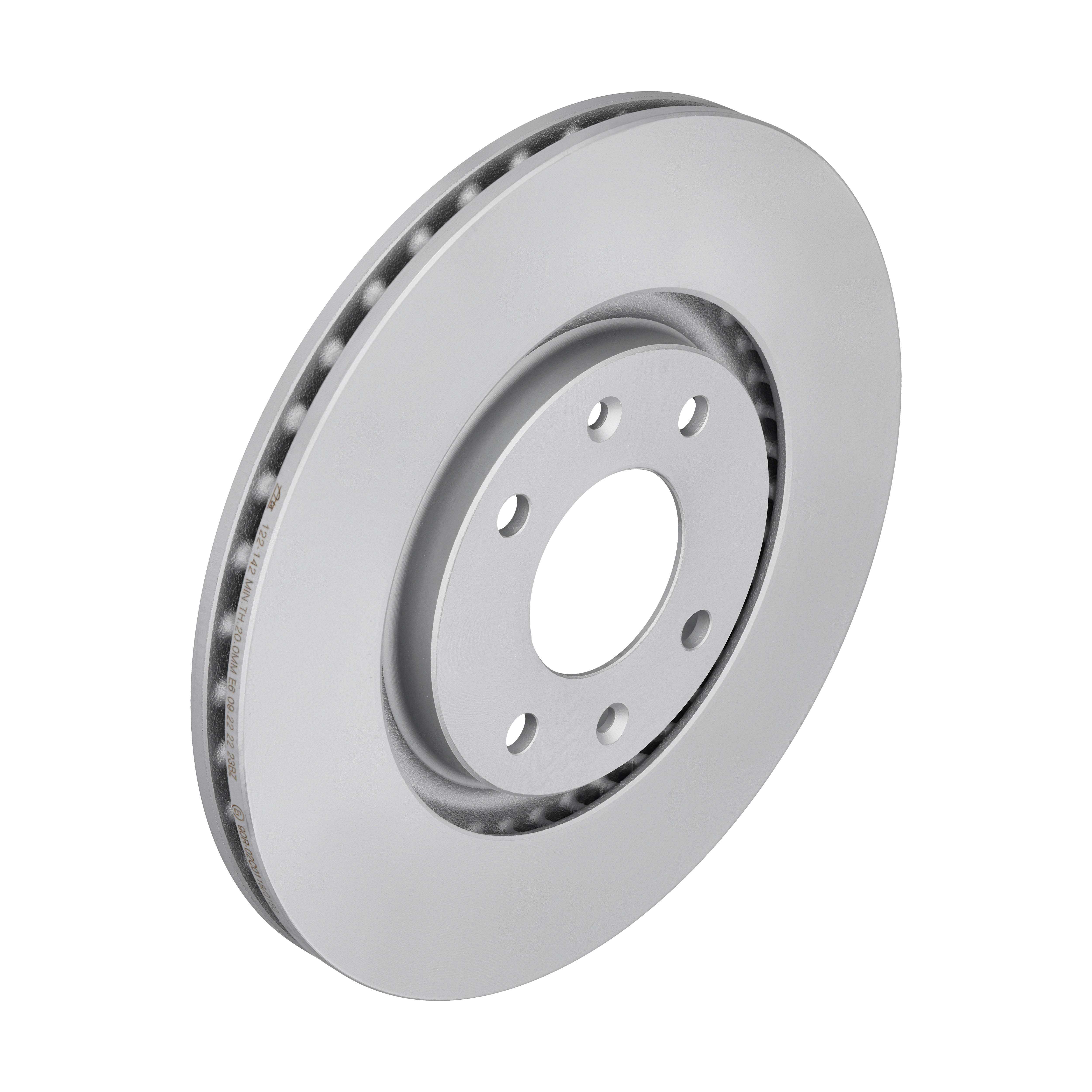 ATE Bremseskive 24012201421 ventileret 283mm 22mm for CITROËN PEUGEOT