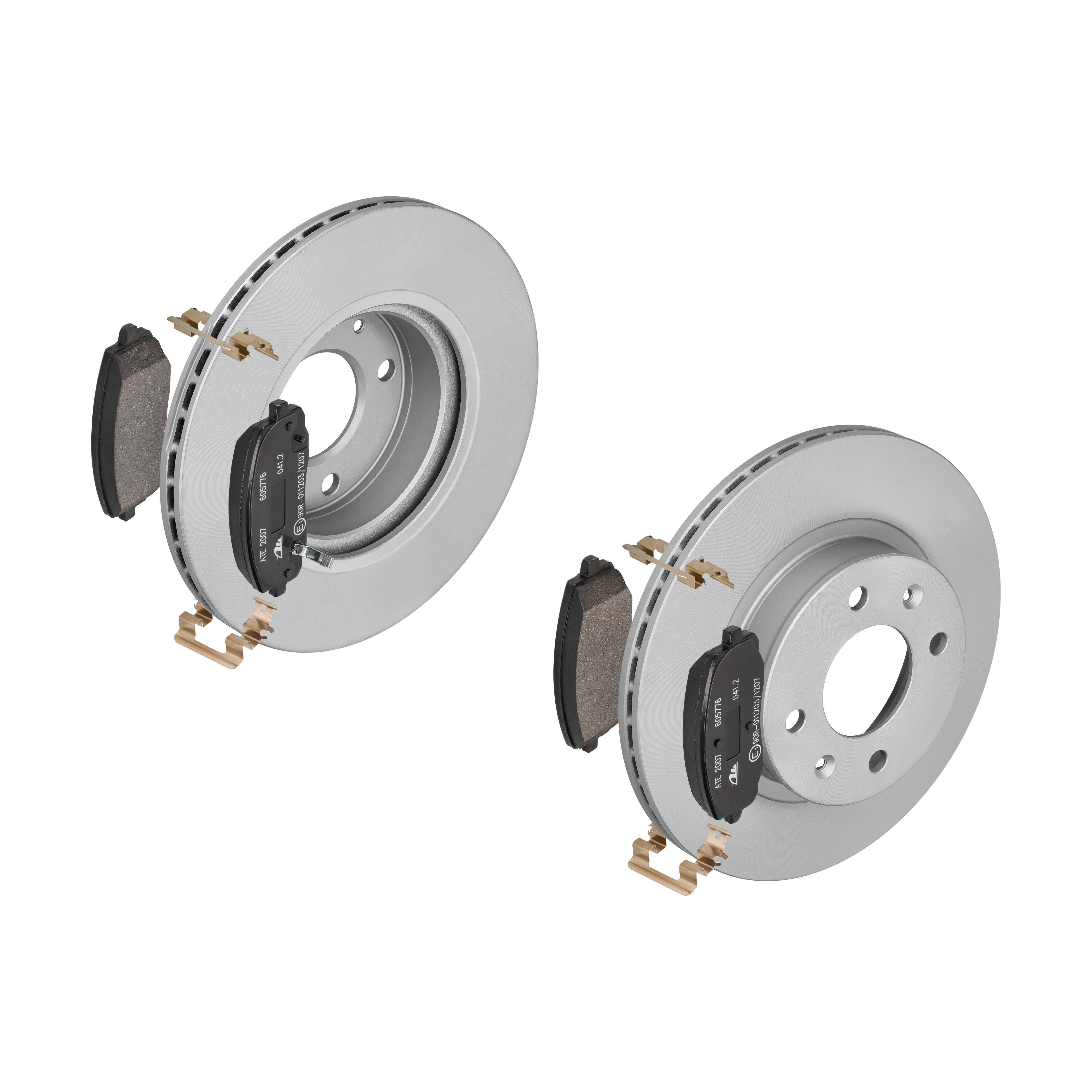 ATE Bremsesæt, skivebremser ijf1415r86 foraksel ventileret 252mm 18mm for KIA HYUNDAI