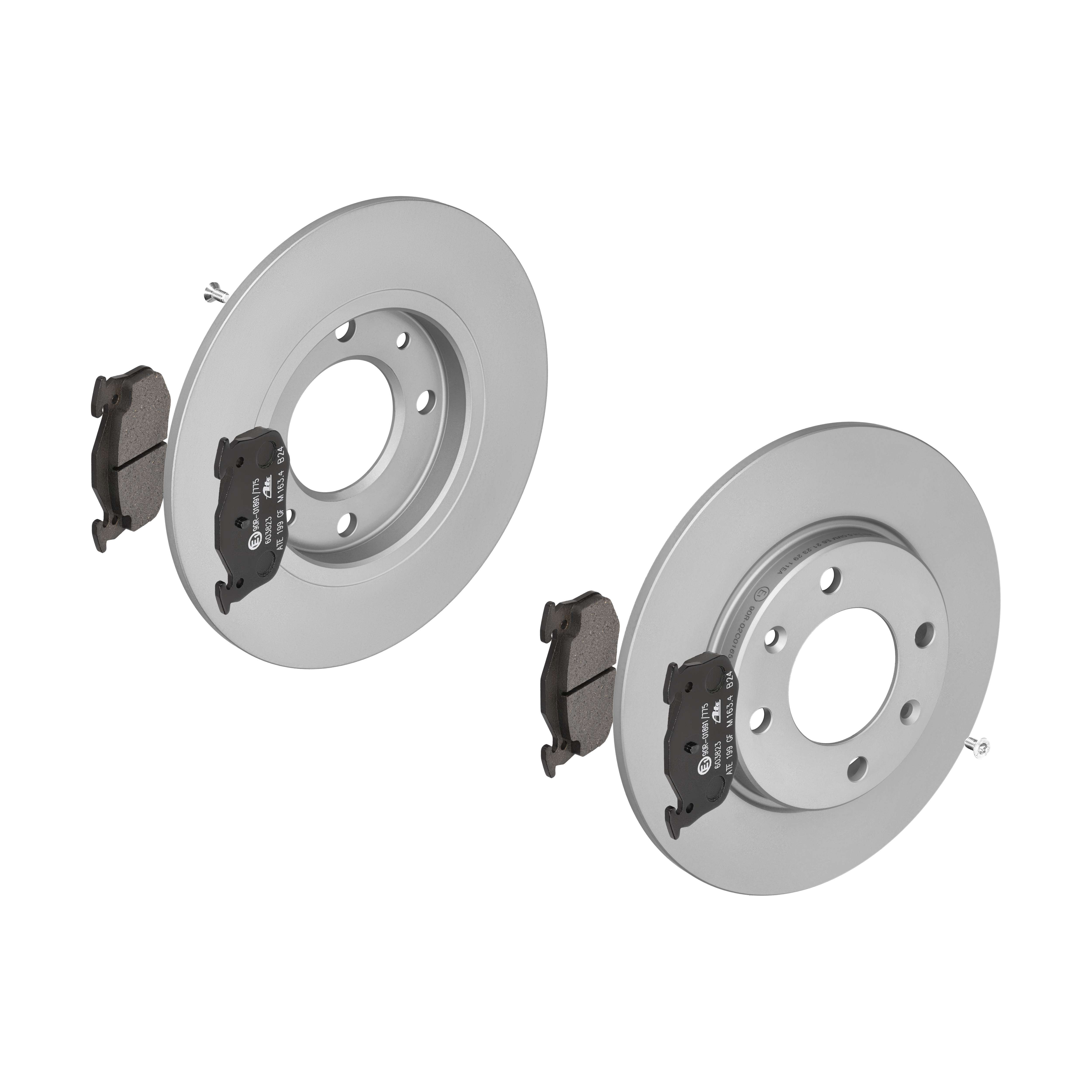 ATE Bremsesæt, skivebremser ijf141gv30 bagaksel fuld 247mm 8mm for CITROËN PEUGEOT