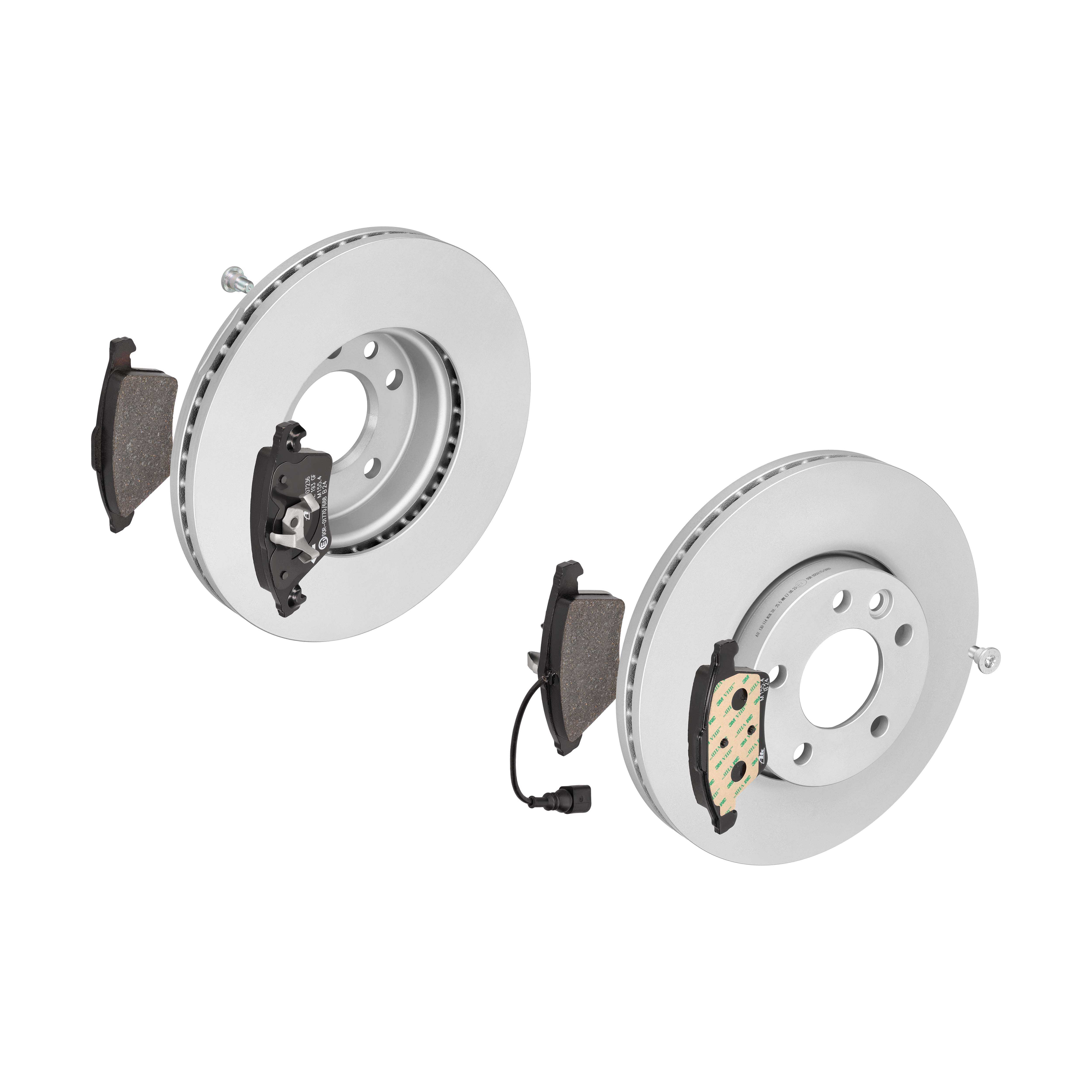 ATE Bremsesæt, skivebremser ijf141cyd3 foraksel ventileret 308mm 29mm for VAG