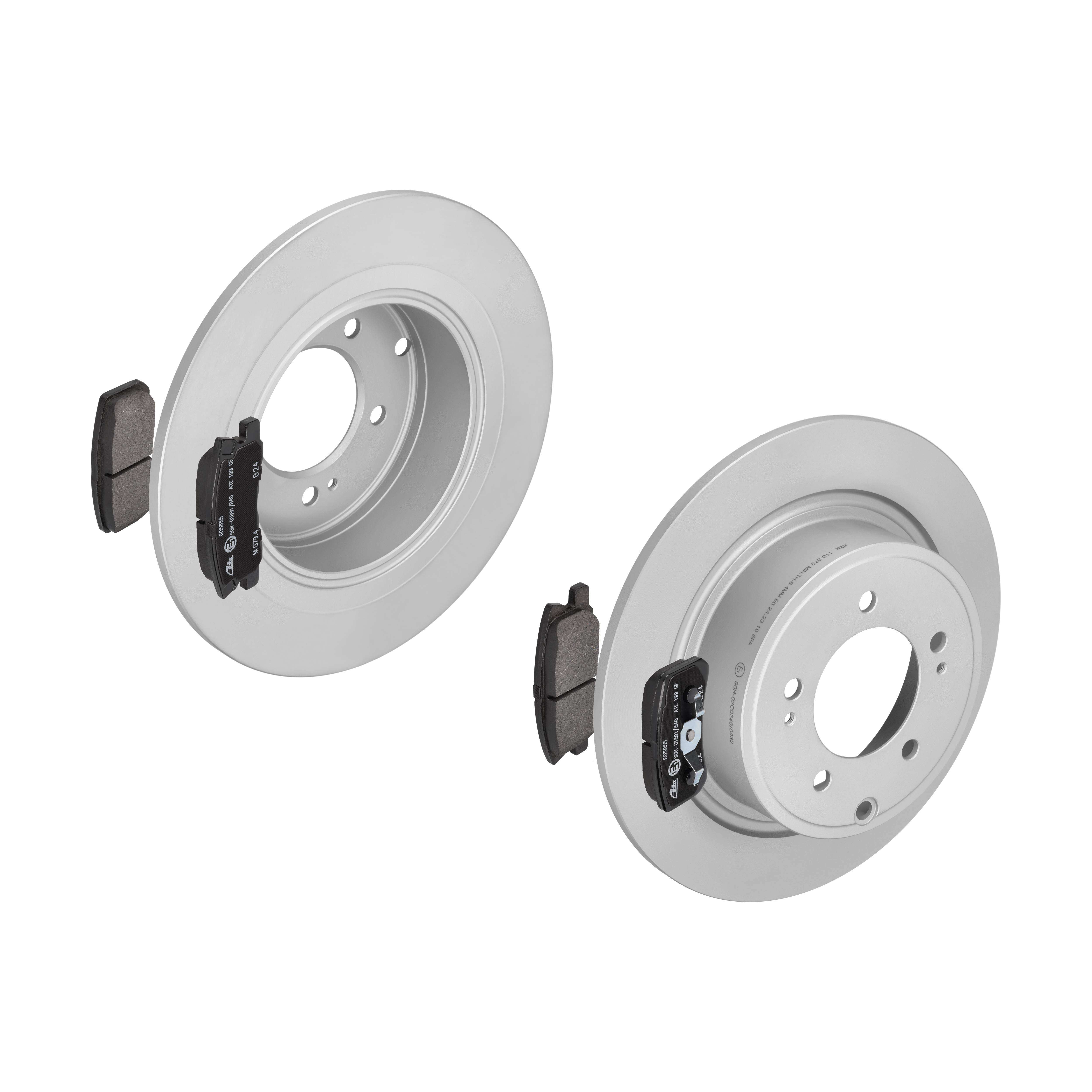 ATE Bremsesæt, skivebremser ijf141dwq9 bagaksel fuld 302mm 10mm for PEUGEOT CITROËN MITSUBISHI CHRYSLER JEEP FIAT